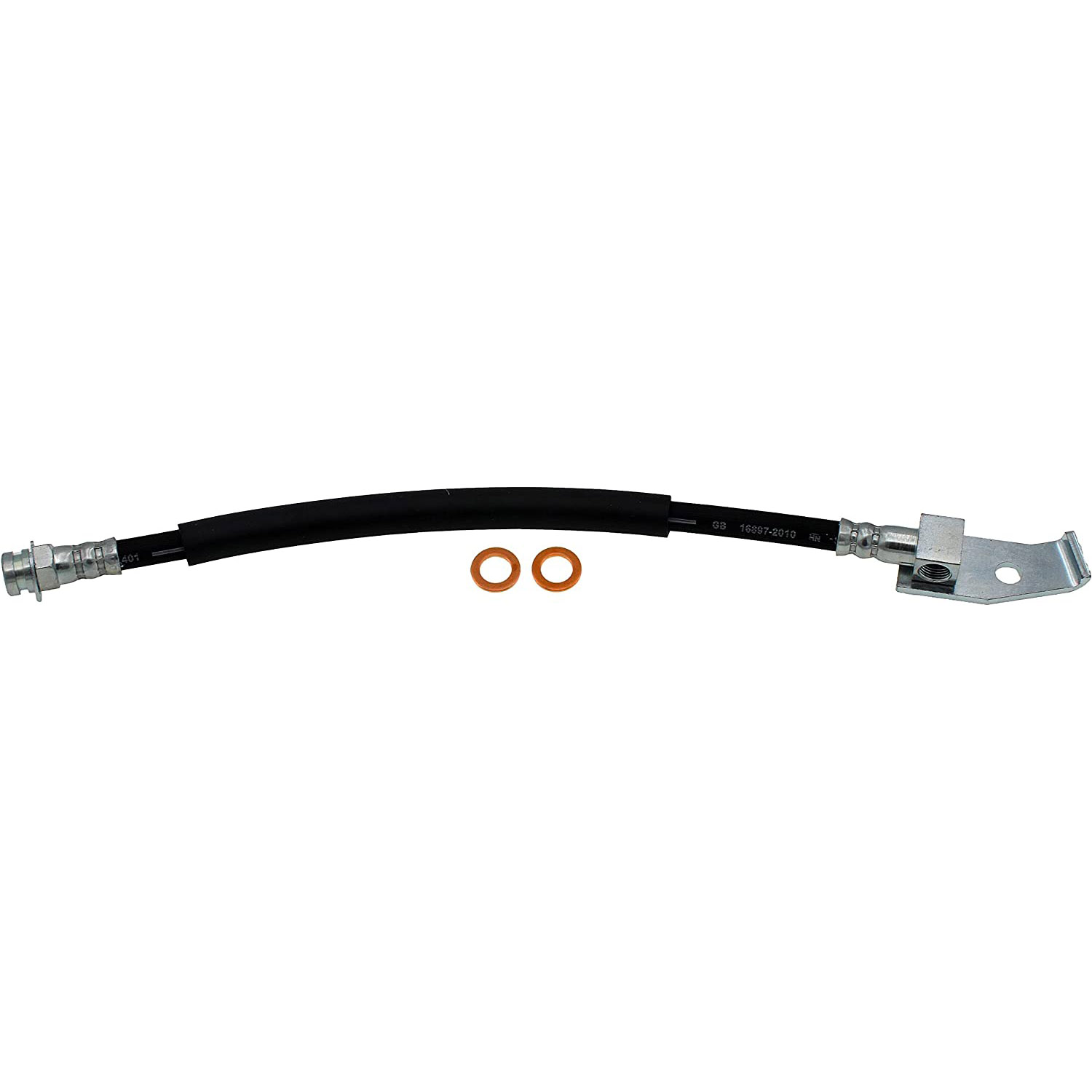 BRAKE HOSE - Brake Hydraulic Hose - Brake Hose - Brake Line - This automotive brake hydraulic hose was precision-engineered to match the fit, function and performance of the original brake hose on specific vehicles and positions to ensure safe, long-lasting durability as part of a complete brake repair. - Ford 1991-79, Lincoln 1989-80, Mercury 1991-79 - Dorman H98942 Rear Center Brake Hydraulic Hose Compatible with Select Ford / Lincoln / Mercury Models - H98942 Rear, Center First Stop Series Brake Line, EPDM Rubber