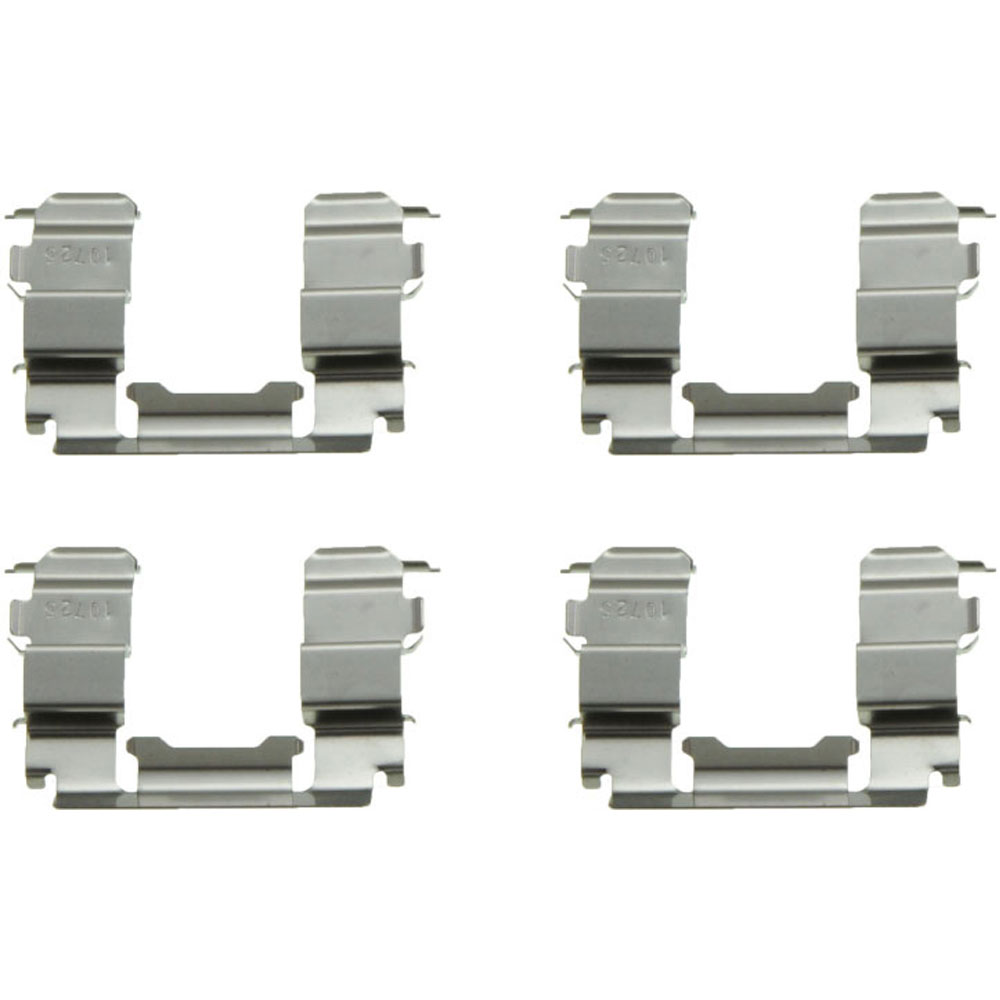 DISC BRAKE HDWE KIT - Disc Brake Hardware Kit - Brake Bolt Kit - This disc brake hardware kit is designed to match the original hardware required to repair the disc brake on specified vehicles. Made of quality components, this kit is engineered for reliable performance and durability. - Infiniti 2002-99, Nissan 2006-89, Suzuki 2010-07 - Dorman HW13257 Front Disc Brake Hardware Kit Compatible with Select Infiniti / Nissan / Suzuki Models - HW13257 First Stop Series Brake Hardware Kit - Direct Fit, Set of 4