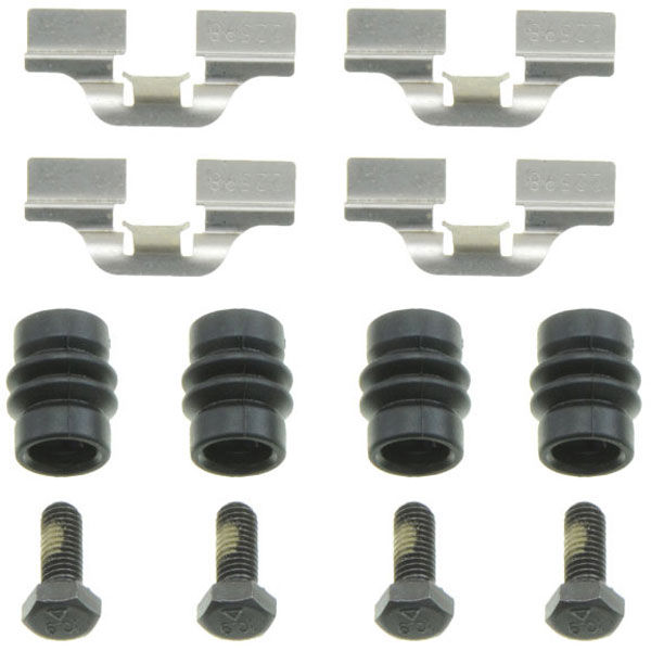 Disc Brake Hardware Kit - DISC BRAKE HDWE KIT - Disc Brake Hardware Kit - Brake Bolt Kit - This disc brake hardware kit is designed to match the original hardware required to repair the disc brake on specified vehicles. Made of quality components, this kit is engineered for reliable performance and durability. - Audi 2003-95, Volkswagen 2014-11, Volkswagen 2007-98 - Dorman HW13333 Rear Disc Brake Hardware Kit Compatible with Select Audi / Volkswagen Models - HW13333 First Stop Series Brake Hardware Kit - Direct Fit, Kit