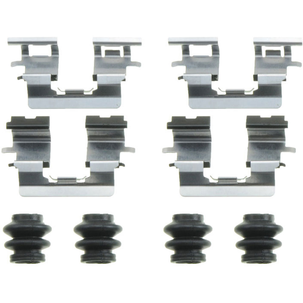 DSC HW KIT - Disc Brake Hardware Kit - Brake Bolt Kit - This disc brake hardware kit is designed to match the original hardware required to repair the disc brake on specified vehicles. Made of quality components, this kit is engineered for reliable performance and durability. - Toyota Sienna 2010-04 - HW13473 First Stop Series Brake Hardware Kit - Direct Fit, Kit