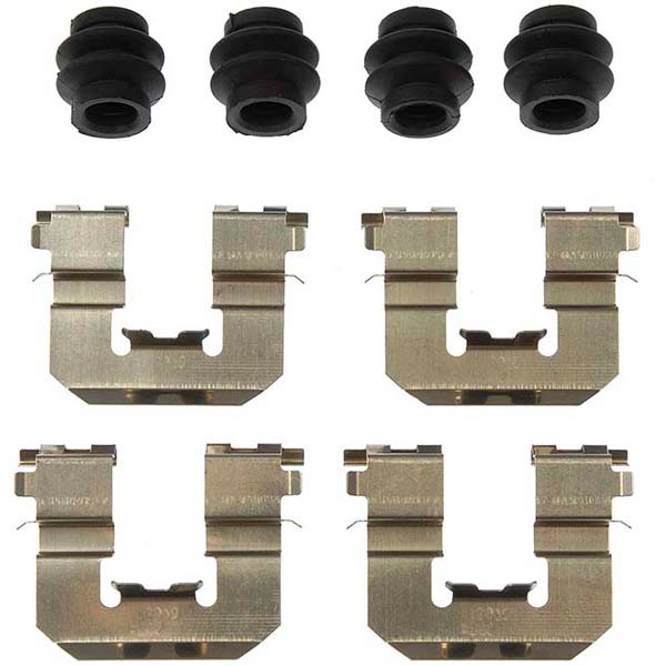 DISC BRAKE HDWE KIT - Disc Brake Hardware Kit - Brake Bolt Kit - This disc brake hardware kit is designed to match the original hardware required to repair the disc brake on specified vehicles. Made of quality components, this kit is engineered for reliable performance and durability. - Hyundai Entourage 2009-07, Kia Borrego 2010-09, Kia Sedona 2014, Kia Sedona 2012-06 - HW13491 First Stop Series Brake Hardware Kit - Direct Fit, Kit