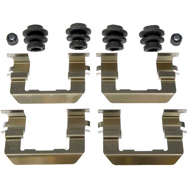 Disc Brake Hardware Kit - DISC BRAKE HDWE KIT - Disc Brake Hardware Kit - Brake Bolt Kit - This disc brake hardware kit is designed to match the original hardware required to repair the disc brake on specified vehicles. Made of quality components, this kit is engineered for reliable performance and durability. - BMW 2007, Hyundai 2009-07, Kia 2014, Kia 2012-06 - Dorman HW13493 Front Disc Brake Hardware Kit Compatible with Select BMW/Hyundai/Kia Models - HW13493 First Stop Series Brake Hardware Kit - Direct Fit, Kit