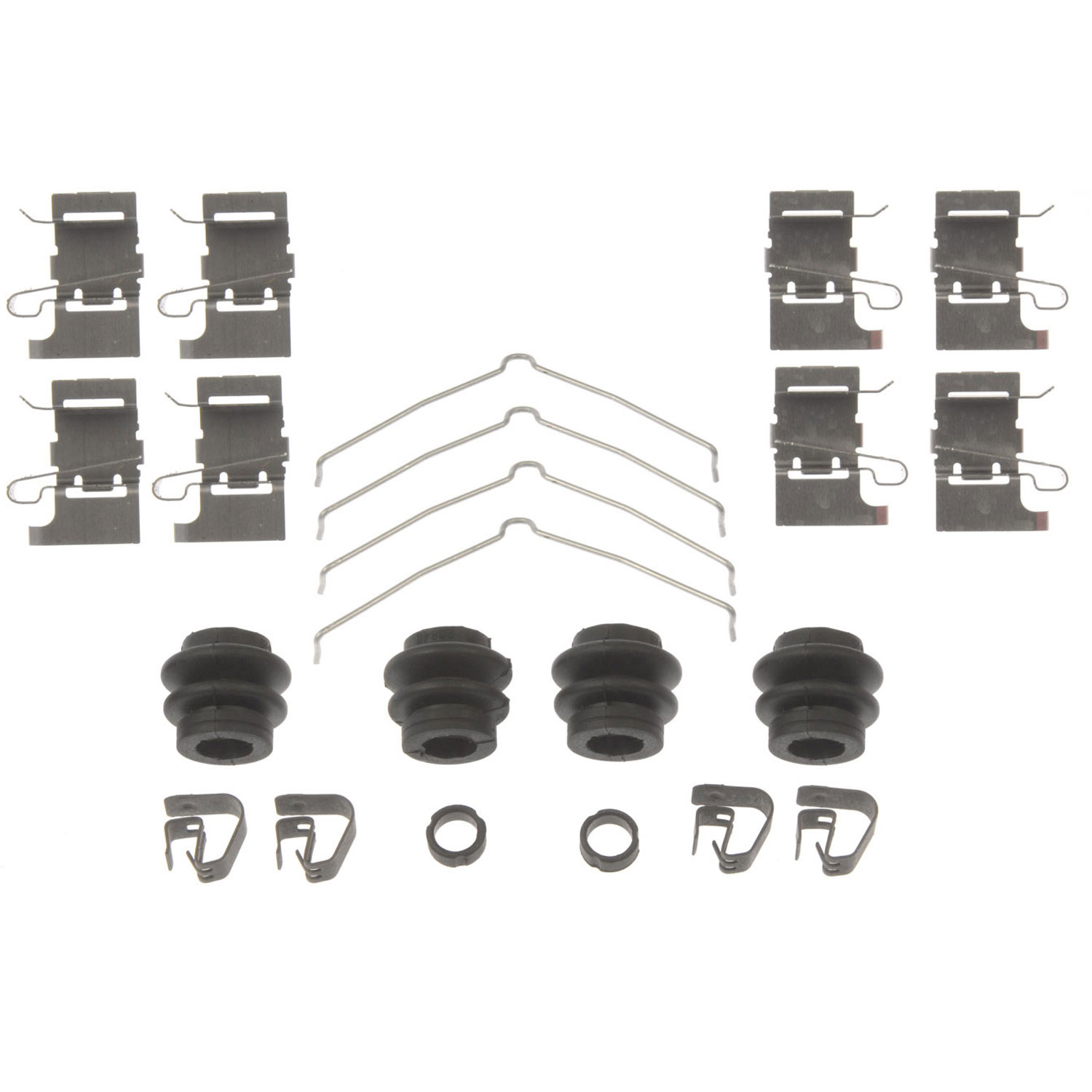 DISC BRAKE HDWE KIT - Disc Brake Hardware Kit - Brake Bolt Kit - This disc brake hardware kit is designed to match the original hardware required to repair the disc brake on specified vehicles. Made of quality components, this kit is engineered for reliable performance and durability. - Lexus 2018-10, Toyota 2018-08 - Dorman HW13538 Front Disc Brake Hardware Kit Compatible with Select Lexus / Toyota Models - HW13538 First Stop Series Brake Hardware Kit - Direct Fit, Kit