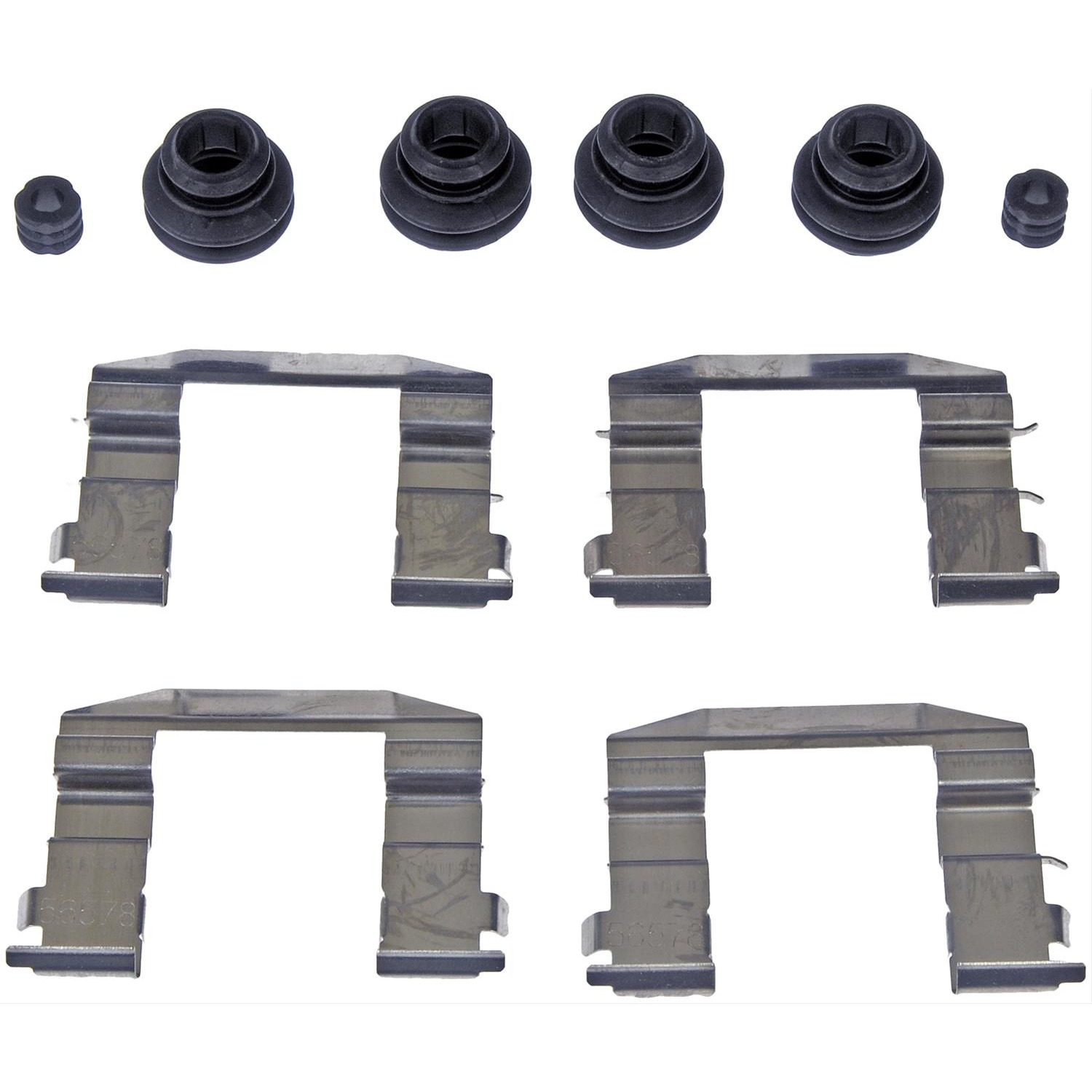 Disc Brake Hdwe Kit - Disc Brake Hardware Kit - Brake Bolt Kit - This disc brake hardware kit is designed to match the original hardware required to repair the disc brake on specified vehicles. Made of quality components, this kit is engineered for reliable performance and durability. - Hyundai 2015-10, Kia 2016-10 - Dorman HW13662 Front Disc Brake Hardware Kit Compatible with Select Hyundai / Kia Models - HW13662 Direct Fit Disc Brake Hardware Kit, Kit