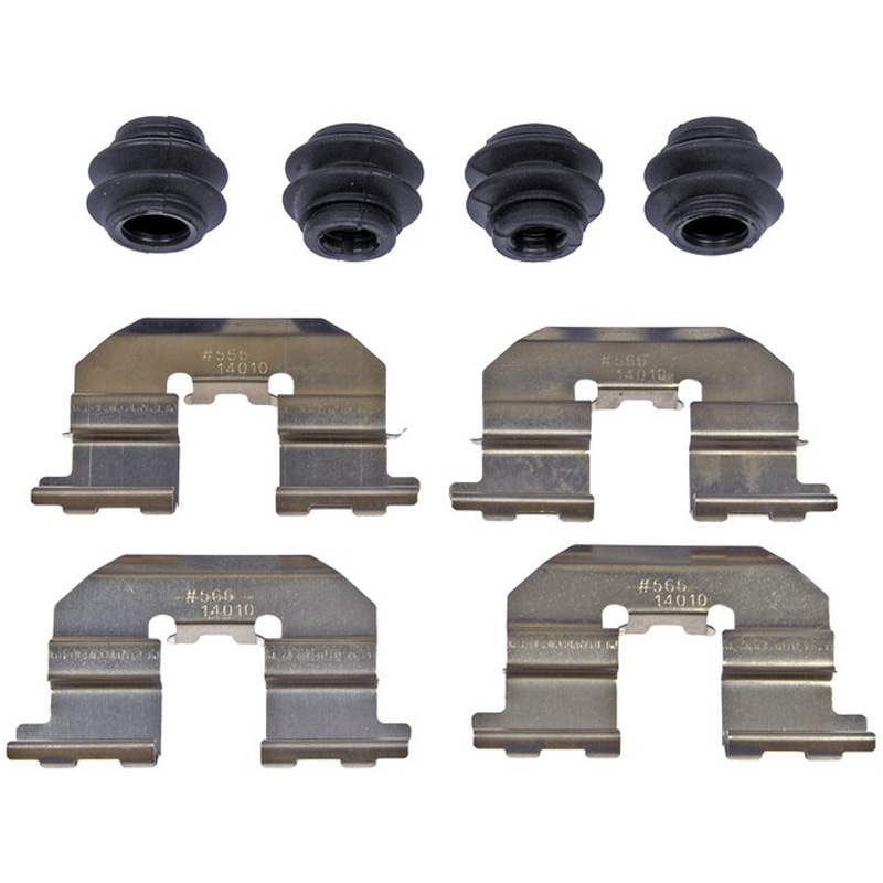 DISC BRAKE HDWE KIT - Disc Brake Hardware Kit - Brake Bolt Kit - This disc brake hardware kit is designed to match the original hardware required to repair the disc brake on specified vehicles. Made of quality components, this kit is engineered for reliable performance and durability. - Hyundai 2017-11, Kia 2016-10, Mini 2018-16 - Dorman HW13674 Rear Disc Brake Hardware Kit Compatible with Select Hyundai / Kia / Mini Models - HW13674 First Stop Series Brake Hardware Kit - Direct Fit, Kit