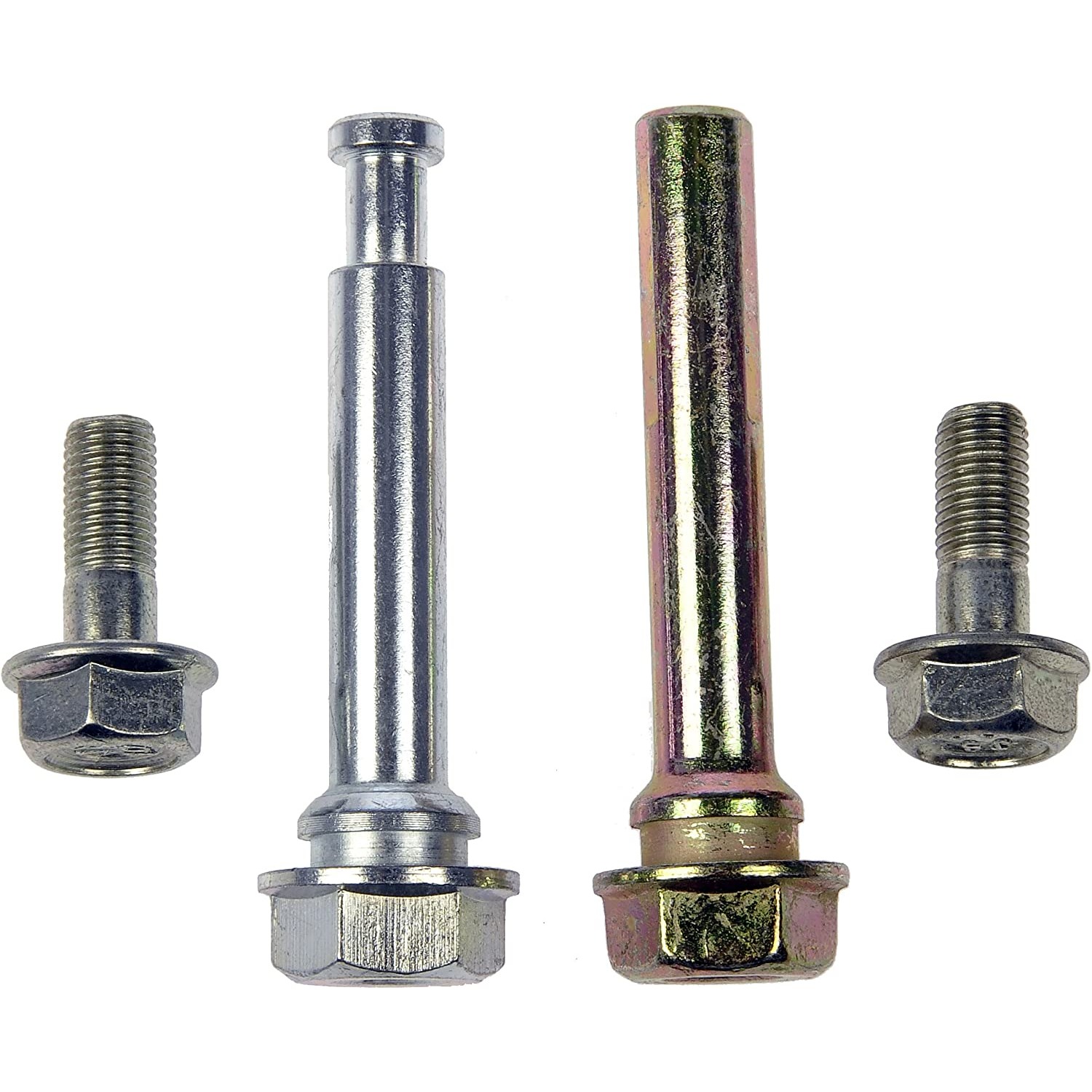 Caliper Guide Pin Kit - Disc Brk Guide Bolt - Caliper Guide Pin Kit - Caliper Pin - Disc Brake Pin - This disc brake caliper bolt is designed to match the fit and function of the original part on specified vehicles. Made of quality materials, it is engineered for reliable performance. - General Motors 2011-08, Hyundai 2011-05, Kia 2011-06, Suzuki 2009-07 - Dorman HW14938 Front Disc Brake Caliper Bolt Compatible with Select Models - HW14938 First Stop Series Brake Caliper Bolt - Direct Fit, Sold individually