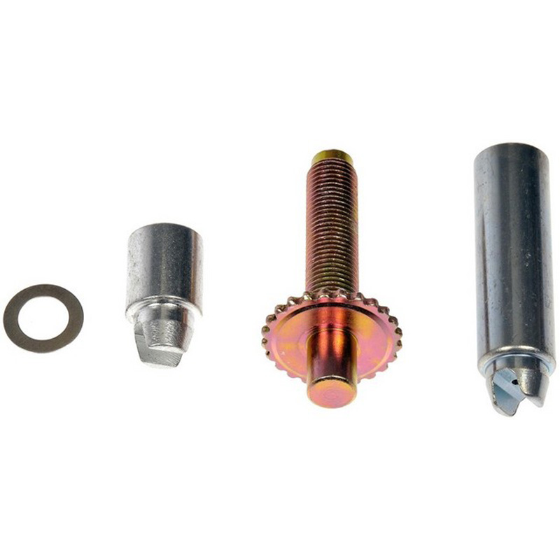 ADJUSTING SCREW ASSY - Drum Brake Adjusting Screw Assembly - Brake Adjusting Screw - Brake Screw - Brake Drum Adjusting Screw - Brake Drum Screw - This drum brake adjusting screw assembly is designed to match the fit and function of the original assembly on specified vehicles, and is engineered for durability and reliable performance. - Chrysler 1980-62, Ford Motor Company 1996-65, Navistar 1980-67 - Dorman HW1521 Drum Brake Adjusting Screw Assembly Compatible with Select Models - Drum Brake Adjusting Screw Assembly - HW1521 Direct Fit Drum Brake Adjusting Screw, Sold Individually