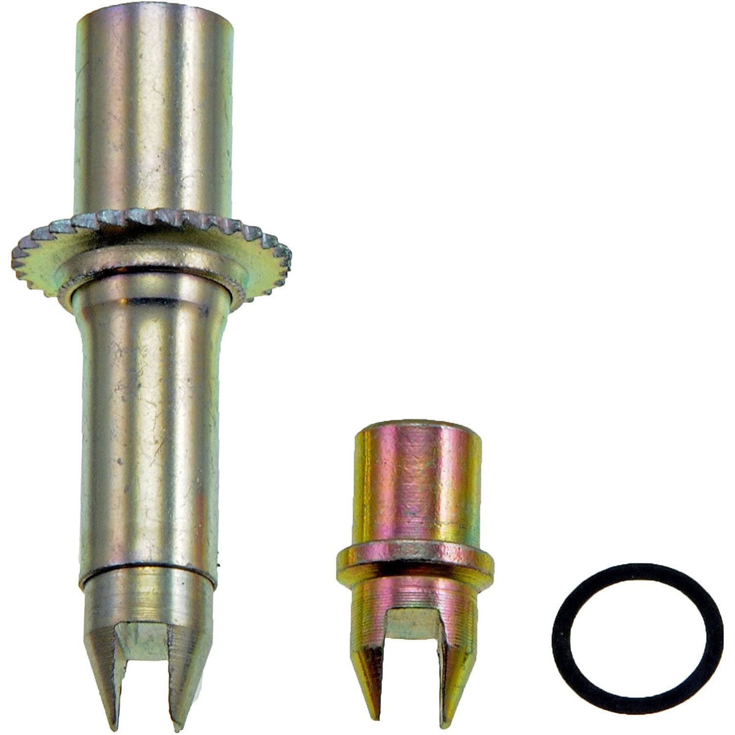 ADJUSTING SCREW ASSY - Drum Brake Adjusting Screw Assembly - Brake Drum Screw - Brake Drum Adjusting Screw - Brake Adjusting Screw - Brake Screw - This drum brake adjusting screw assembly is designed to match the fit and function of the original assembly on specified vehicles, and is engineered for durability and reliable performance. - Chrysler 1995-69, Dodge 2002-64, Ford 2004-01, Jeep 2006-00, Jeep 1998-90, Plymouth 1995-69 - Dorman HW1527 Drum Brake Adjusting Screw Assembly Compatible with Select Models - Drum Brake Adjusting Screw Assembly - HW1527 First Stop Series Screw - Direct Fit, Sold Individually