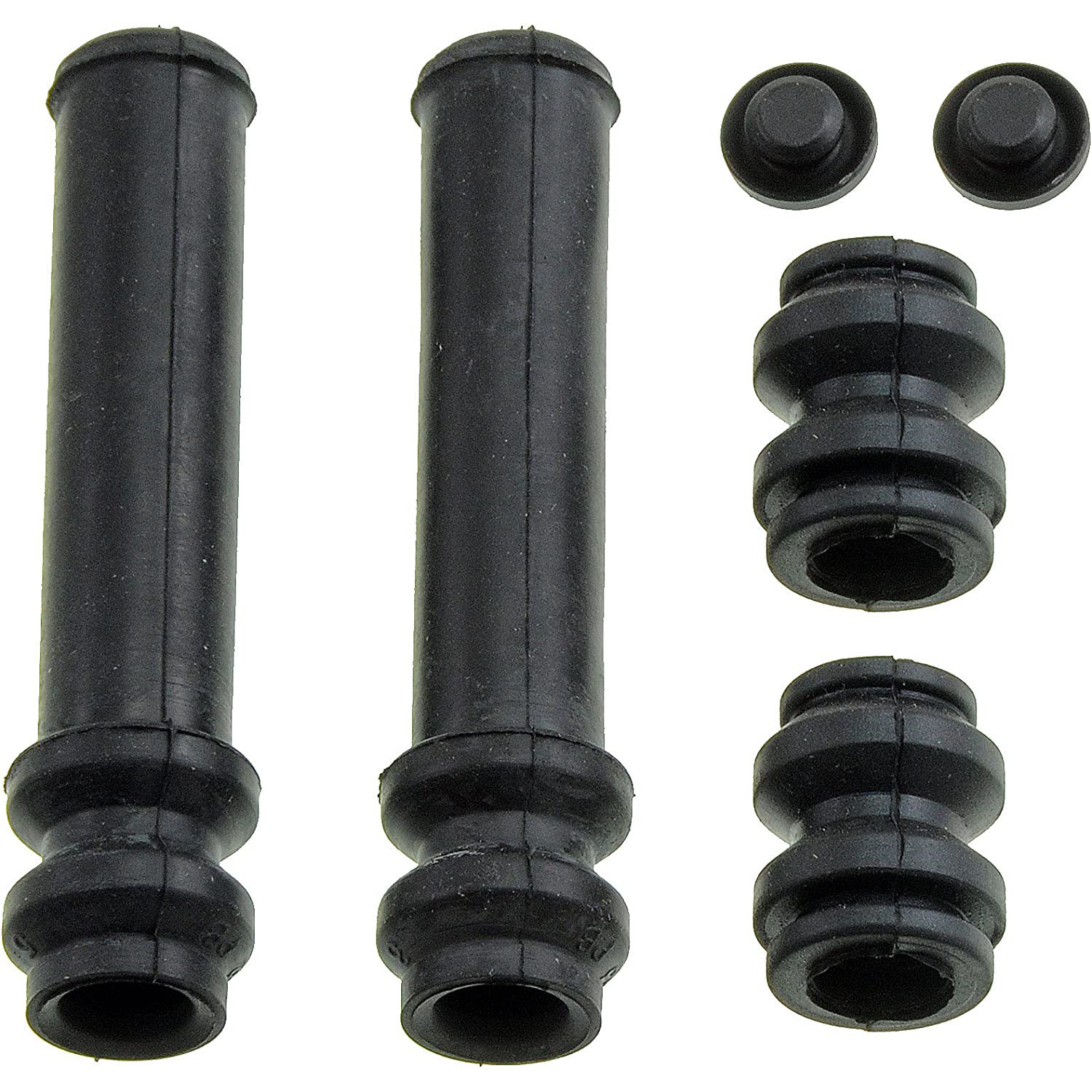 Disc Brake Caliper Bushing - Dorman HW16005 Disc Brake Caliper Bushing Compatible with Select Models - HW16005 Brake Caliper Bushing - Direct Fit - PIN BOOT KIT - Disc Brake Caliper Bushing - Brake Caliper Bushing - Caliper Bushing - This disc brake caliper bushing is designed to match the fit and function of the original part on specified vehicles. Made of quality materials, it is engineered for reliable performance. - 2012-01, 1997-83, 1980