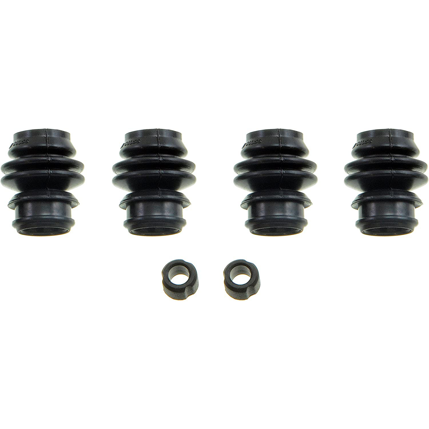 Disc Brake Caliper Bushing - Dorman HW16043 Disc Brake Caliper Bushing Compatible with Select Models - HW16043 Brake Caliper Bushing - Direct Fit - PIN BOOT KIT - Disc Brake Caliper Bushing - Caliper Bushing - Brake Caliper Bushing - This disc brake caliper bushing is designed to match the fit and function of the original part on specified vehicles. Made of quality materials, it is engineered for reliable performance. - 2010-96, 1994-89