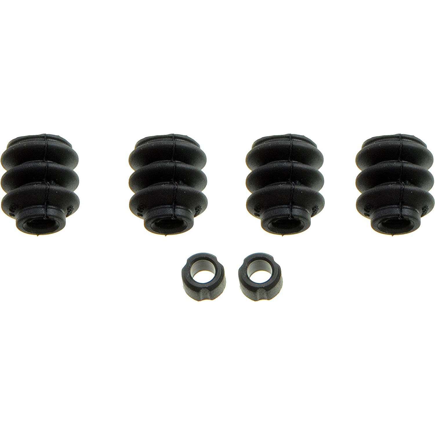 Disc Brake Caliper Bushing - Dorman HW16097 Rear Disc Brake Caliper Bushing Compatible with Select Infiniti / Nissan / Toyota Models - HW16097 Brake Caliper Bushing - Direct Fit - PIN BOOT KIT - Disc Brake Caliper Bushing - Brake Caliper Bushing - Caliper Bushing - This disc brake caliper bushing is designed to match the fit and function of the original part on specified vehicles. Made of quality materials, it is engineered for reliable performance. - Infiniti 2011-03, Nissan 2011-02, Toyota 2005-00