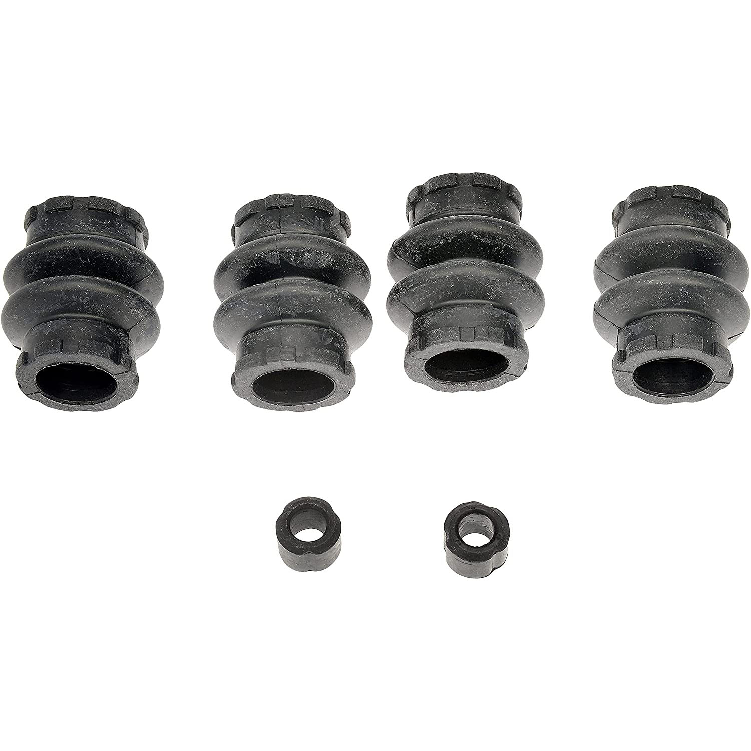 Disc Brake Caliper Bushing - Dorman HW16115 Rear Disc Brake Caliper Bushing Compatible with Select Models - HW16115 Brake Caliper Bushing - Direct Fit - PIN BOOT KIT - Disc Brake Caliper Bushing - Caliper Bushing - Brake Caliper Bushing - This disc brake caliper bushing is designed to match the fit and function of the original part on specified vehicles. Made of quality materials, it is engineered for reliable performance. - Buick 2011-05, Cadillac 2010-03, Chevrolet 2010-03, GMC 2010-03, Pontiac 2009-05, Saturn 2007-05