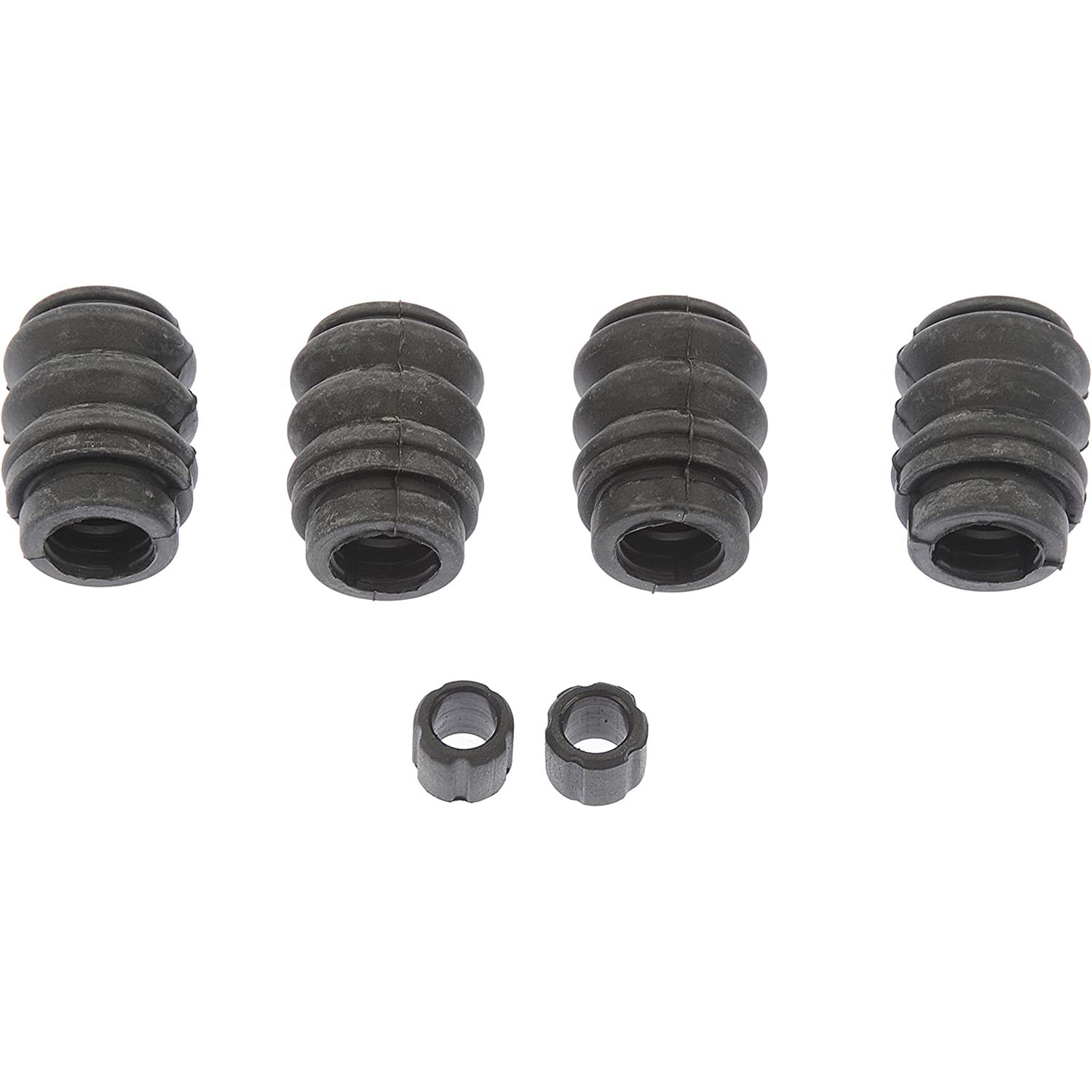 Disc Brake Caliper Bushing - Dorman HW16443 Disc Brake Caliper Bushing Compatible with Select Models - HW16443 Brake Caliper Bushing - Direct Fit - PIN BOOT KIT - Disc Brake Caliper Bushing - Brake Caliper Bushing - Caliper Bushing - This disc brake caliper bushing is designed to match the fit and function of the original part on specified vehicles. Made of quality materials, it is engineered for reliable performance. - Acura 2011-07, Ford 2009-05, Honda 2010-05, Mercury 2009-05