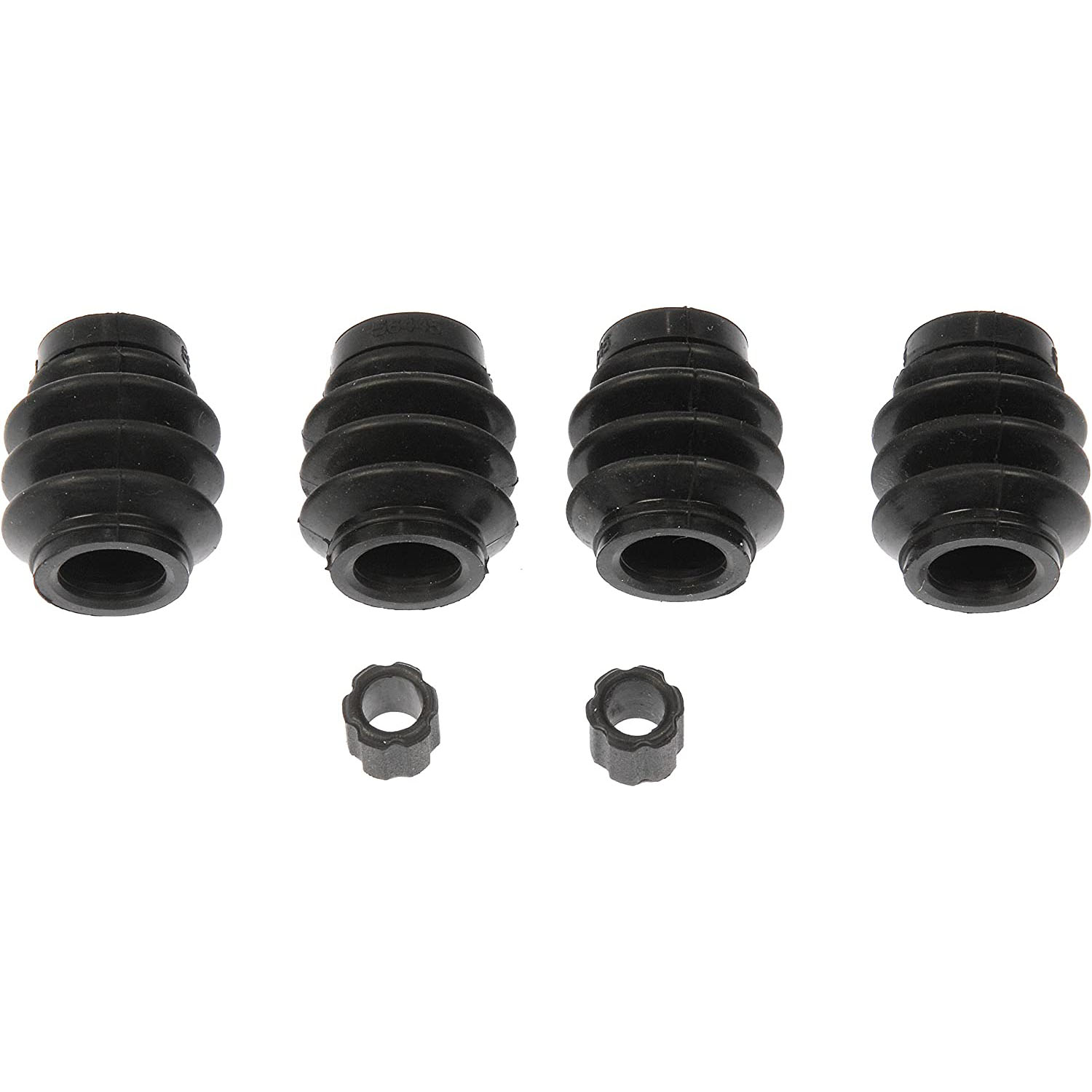 Disc Brake Caliper Bushing - Dorman HW16461 Front Disc Brake Caliper Bushing Compatible with Select Models - HW16461 Brake Caliper Bushing - Direct Fit - PIN BOOT KIT - Disc Brake Caliper Bushing - Caliper Bushing - Brake Caliper Bushing - This disc brake caliper bushing is designed to match the fit and function of the original part on specified vehicles. Made of quality materials, it is engineered for reliable performance. - Ford Motor Company 2011-08, General Motors 2011-08, Hyundai 2011-09, Kia 2011, Kia 2009