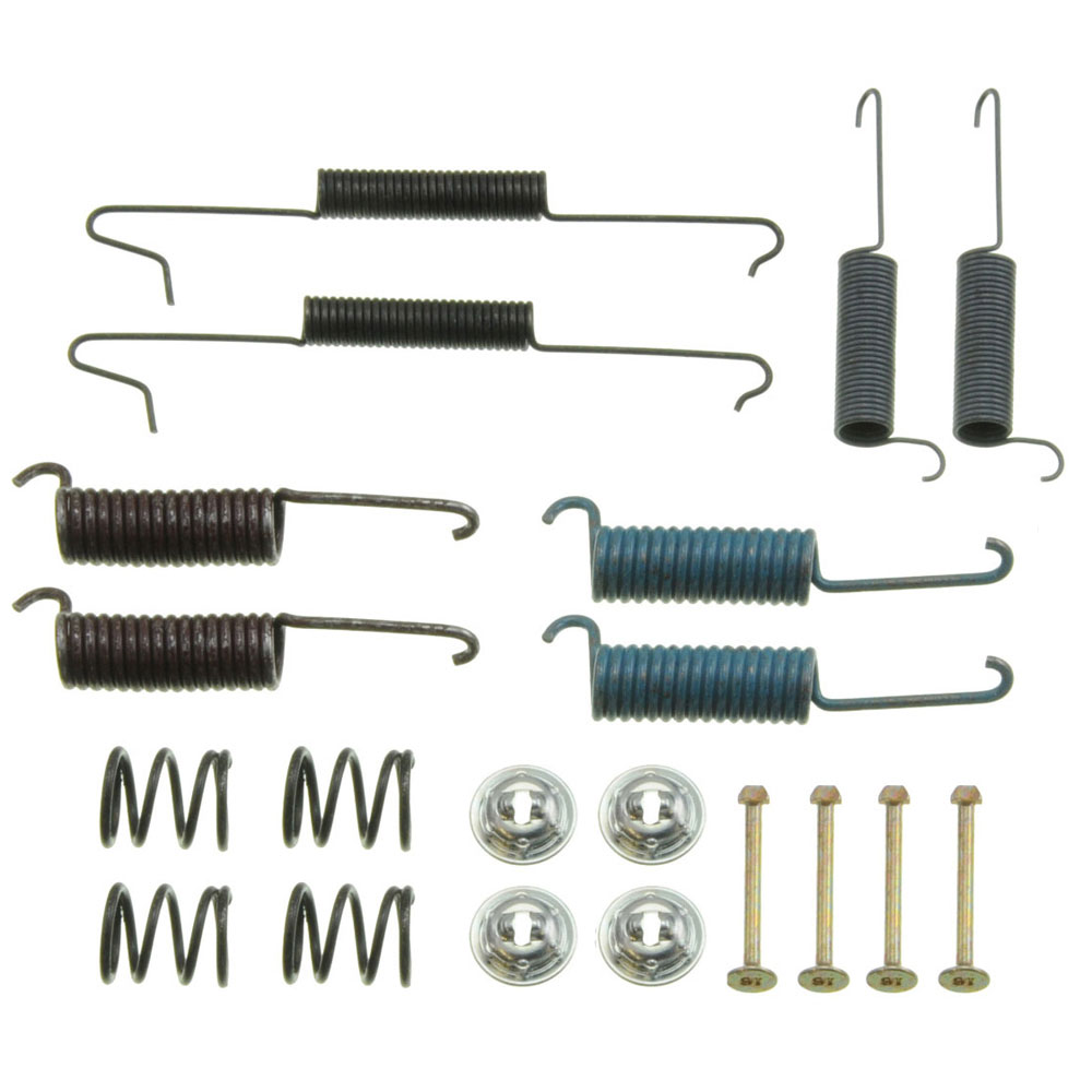 DORMAN HW17258 - Drum Brk Hdw Kit - Drum Brake Hardware Kit - Brake Hardware Kit - Brake Drum Hardware - Drum Hardware Kit - This drum brake hardware kit is designed to match the original hardware required to repair the drum brake on specified vehicles. Made of quality components, this kit is engineered for reliable performance and durability. - Volkswagen Vanagon 1991-80 - HW17258 First Stop Series Brake Hardware Kit - Direct Fit, Kit