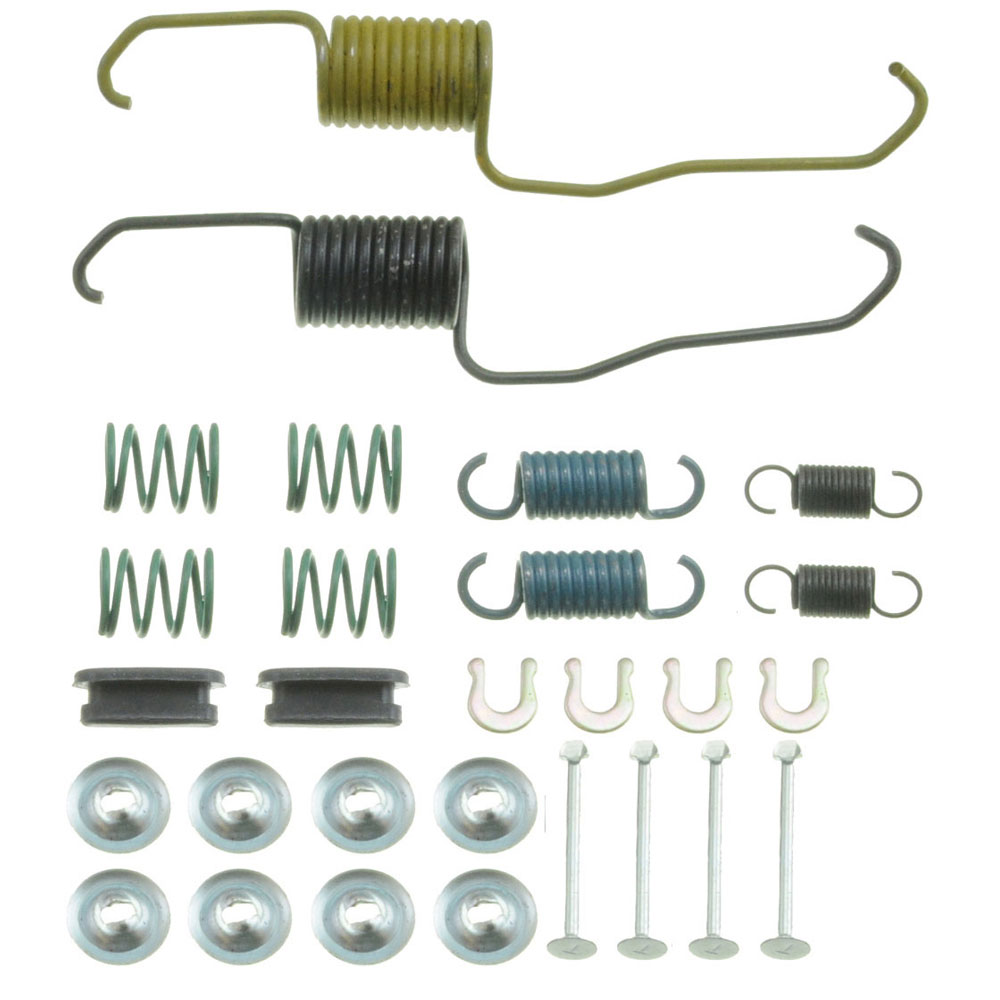 DORMAN HW17287 - Dorman HW17287 Rear Drum Brake Hardware Kit Compatible with Select Toyota Models - Drum Brake Hardware Kit - Drum Brk Hdw Kit - Drum Brake Hardware Kit - Brake Hardware Kit - Brake Drum Hardware - Drum Hardware Kit - This drum brake hardware kit is designed to match the original hardware required to repair the drum brake on specified vehicles. Made of quality components, this kit is engineered for reliable performance and durability. - Toyota 2006-87, Toyota 1983-82 - HW17287 First Stop Series Brake Hardware Kit - Direct Fit, Kit