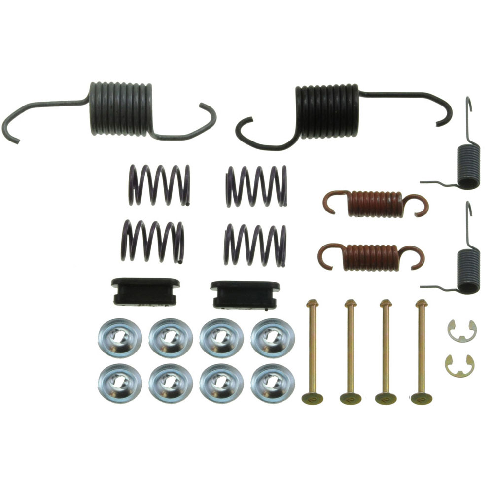 DORMAN HW17300 - Dorman HW17300 Rear Drum Brake Hardware Kit Compatible with Select Dodge / Mitsubishi Models - Drum Brk Hdw Kit - Drum Brake Hardware Kit - Drum Hardware Kit - Brake Hardware Kit - Brake Drum Hardware - This drum brake hardware kit is designed to match the original hardware required to repair the drum brake on specified vehicles. Made of quality components, this kit is engineered for reliable performance and durability. - Dodge 1993-87, Dodge 1985-83, Mitsubishi 1995-83 - HW17300 First Stop Series Brake Hardware Kit - Direct Fit, Kit