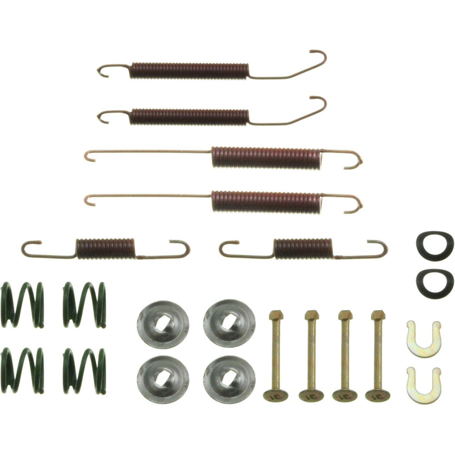 DORMAN HW17333 - Dorman HW17333 Rear Drum Brake Hardware Kit Compatible with Select Nissan Models - Drum Brake Hardware Kit - Drum Brk Hdw Kit - Drum Brake Hardware Kit - Drum Hardware Kit - Brake Drum Hardware - Brake Hardware Kit - This drum brake hardware kit is designed to match the original hardware required to repair the drum brake on specified vehicles. Made of quality components, this kit is engineered for reliable performance and durability. - Nissan 2012-91 - HW17333 First Stop Series Brake Hardware Kit - Direct Fit, Kit