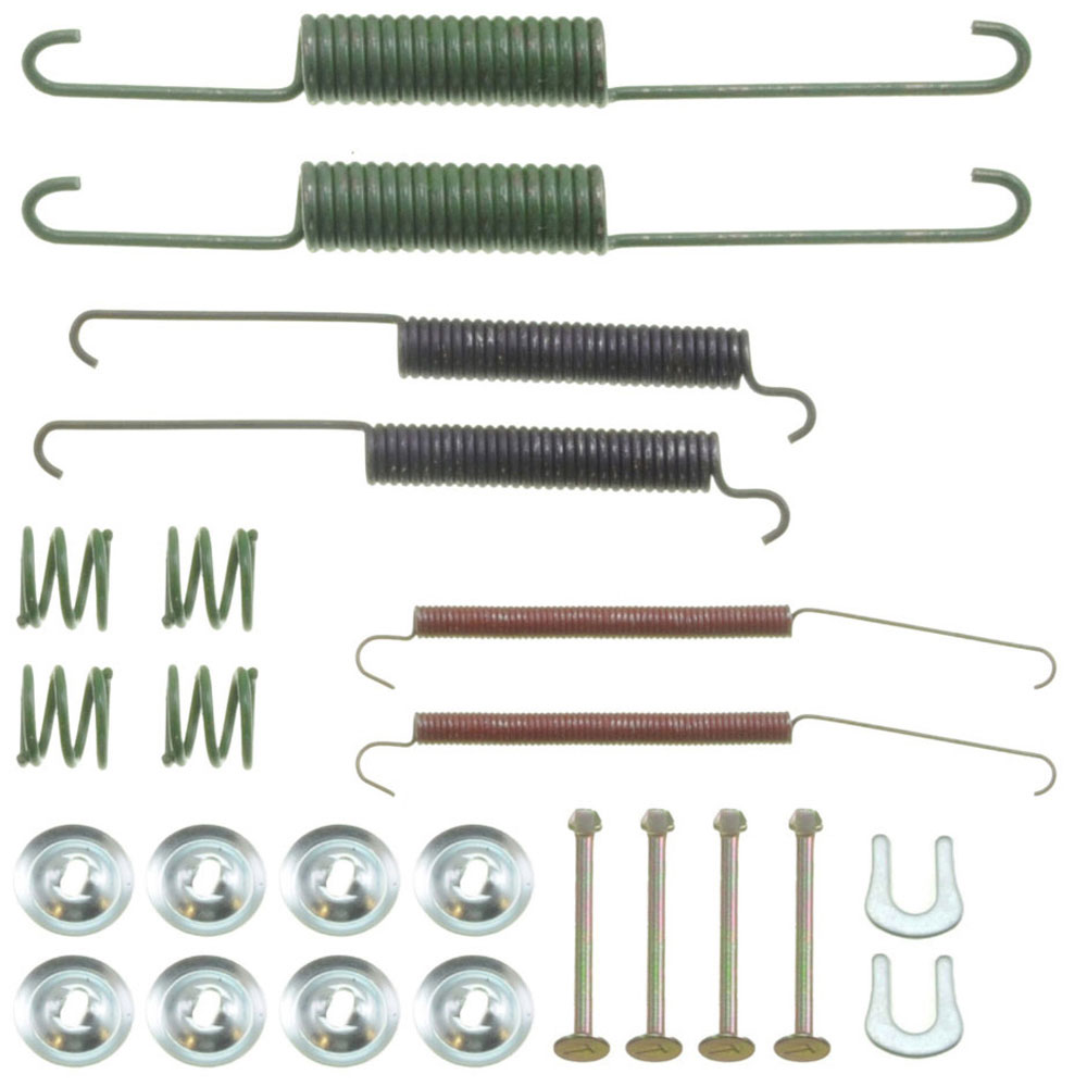 DORMAN HW17334 - Dorman HW17334 Rear Drum Brake Hardware Kit Compatible with Select Honda / Isuzu Models - Drum Brk Hdw Kit - Drum Brake Hardware Kit - Brake Drum Hardware - Drum Hardware Kit - Brake Hardware Kit - This drum brake hardware kit is designed to match the original hardware required to repair the drum brake on specified vehicles. Made of quality components, this kit is engineered for reliable performance and durability. - Honda 2002-94, Isuzu 2004-88 - HW17334 First Stop Series Brake Hardware Kit - Direct Fit, Kit