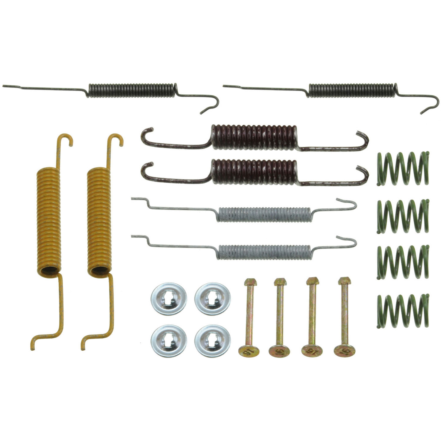 DORMAN HW17348 - Drum Brk Hdw Kit - Drum Brake Hardware Kit - Brake Drum Hardware - Brake Hardware Kit - Drum Hardware Kit - This drum brake hardware kit is designed to match the original hardware required to repair the drum brake on specified vehicles. Made of quality components, this kit is engineered for reliable performance and durability. - Volkswagen Clasico 2013-11, Volkswagen Golf 2000-92, Volkswagen Jetta 2000-93 - HW17348 First Stop Series Brake Hardware Kit - Direct Fit, Kit