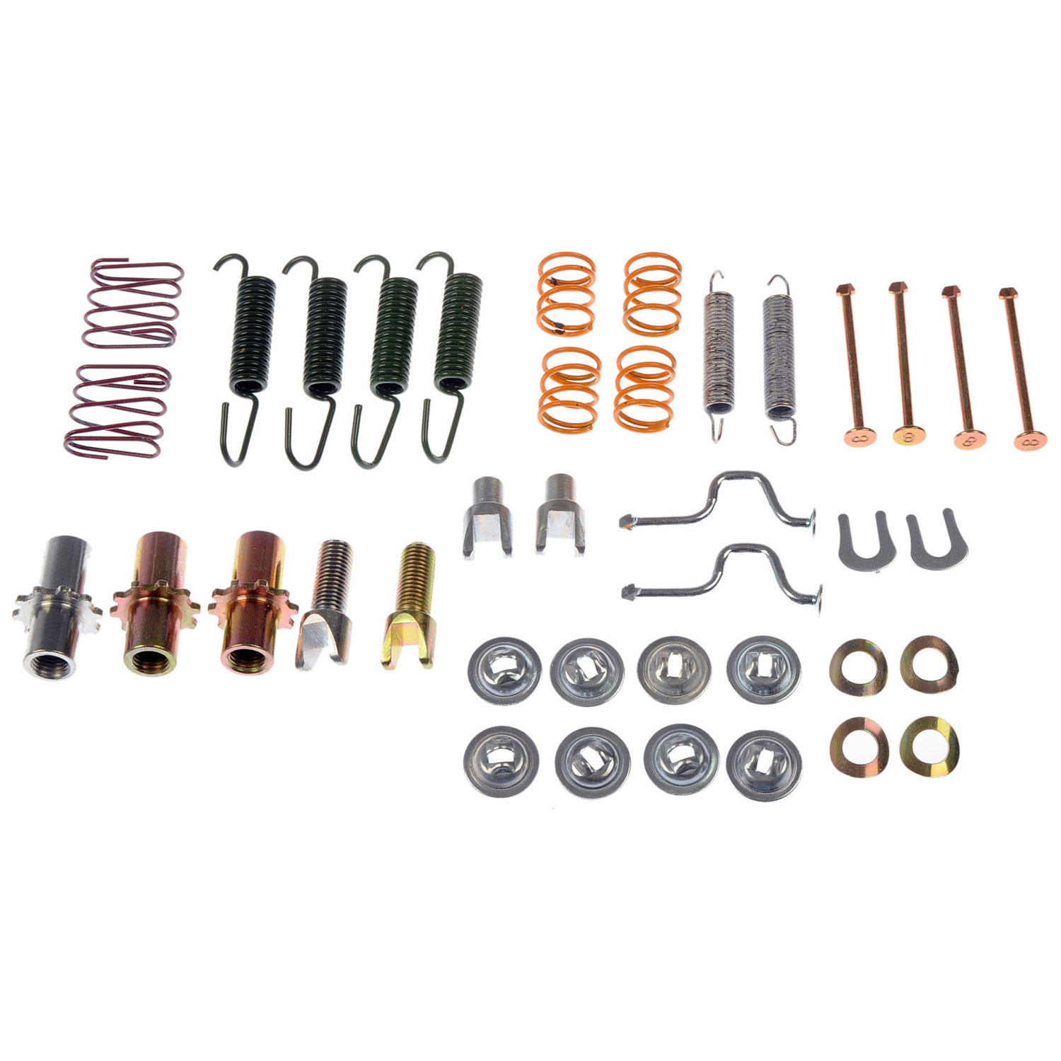 DORMAN HW17393 - Dorman HW17393 Rear Parking Brake Hardware Kit Compatible with Select Lexus/Toyota Models - Drum Brake Hardware Kit - Drum Brk Hdw Kit - Drum Brake Hardware Kit - Emergency Brake Hardware Kit - This parking brake hardware kit is designed to match the original hardware required to repair the parking brake on specified vehicles. Made of quality components, this kit is engineered for reliable performance and durability. - Lexus 2010-98, Toyota 2016-04, Toyota 1998-91 - HW17393 First Stop Series Brake Hardware Kit - Direct Fit, Kit