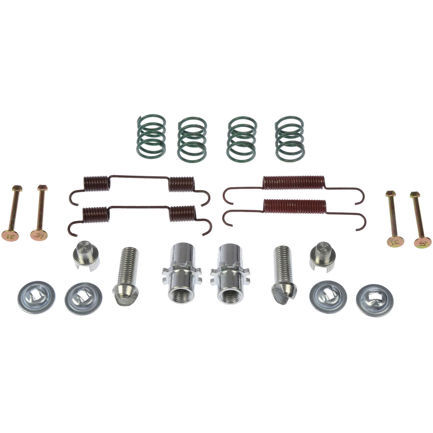 DORMAN HW17400 - Dorman HW17400 Rear Parking Brake Hardware Kit Compatible with Select Infiniti / Nissan / Suzuki Models - DRM HW KIT - Parking Brake Hardware Kit - Emergency Brake Hardware Kit - This parking brake hardware kit is designed to match the original hardware required to repair the parking brake on specified vehicles. Made of quality components, this kit is engineered for reliable performance and durability. - Infiniti 2018-14, Infiniti 2012-03, Nissan 2018-02, Suzuki 2012-09 - HW17400 First Stop Series Brake Hardware Kit - Direct Fit, Kit - Parking Brake Hardware Kit