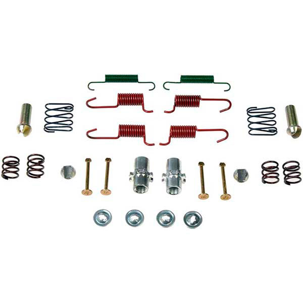 DORMAN HW17436 - Dorman HW17436 Rear Parking Brake Hardware Kit Compatible with Select Hyundai / Kia Models - Drum Brake Hardware Kit - Drum Brk Hdw Kit - Drum Brake Hardware Kit - Emergency Brake Hardware Kit - This parking brake hardware kit is designed to match the original hardware required to repair the parking brake on specified vehicles. Made of quality components, this kit is engineered for reliable performance and durability. - Hyundai Entourage 2009-07, Kia Sedona 2014, Kia Sedona 2012-06 - HW17436 First Stop Series Brake Hardware Kit - Direct Fit, Kit