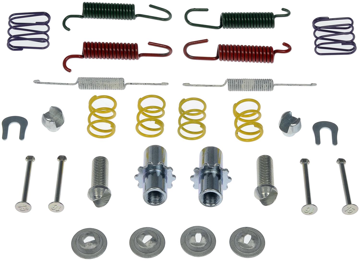 DORMAN HW17488 - Dorman HW17488 Rear Parking Brake Hardware Kit Compatible with Select Toyota Models - HW17488 First Stop Series Parking Brake Hardware Kit - Parking Brake Hardware Kit - Prking Brake Hdw Kit - Parking Brake Hardware Kit - Emergency Brake Hardware Kit - This parking brake hardware kit is designed to match the original hardware required to repair the parking brake on specified vehicles. Made of quality components, this kit is engineered for reliable performance and durability. - Toyota Highlander 2018-14
