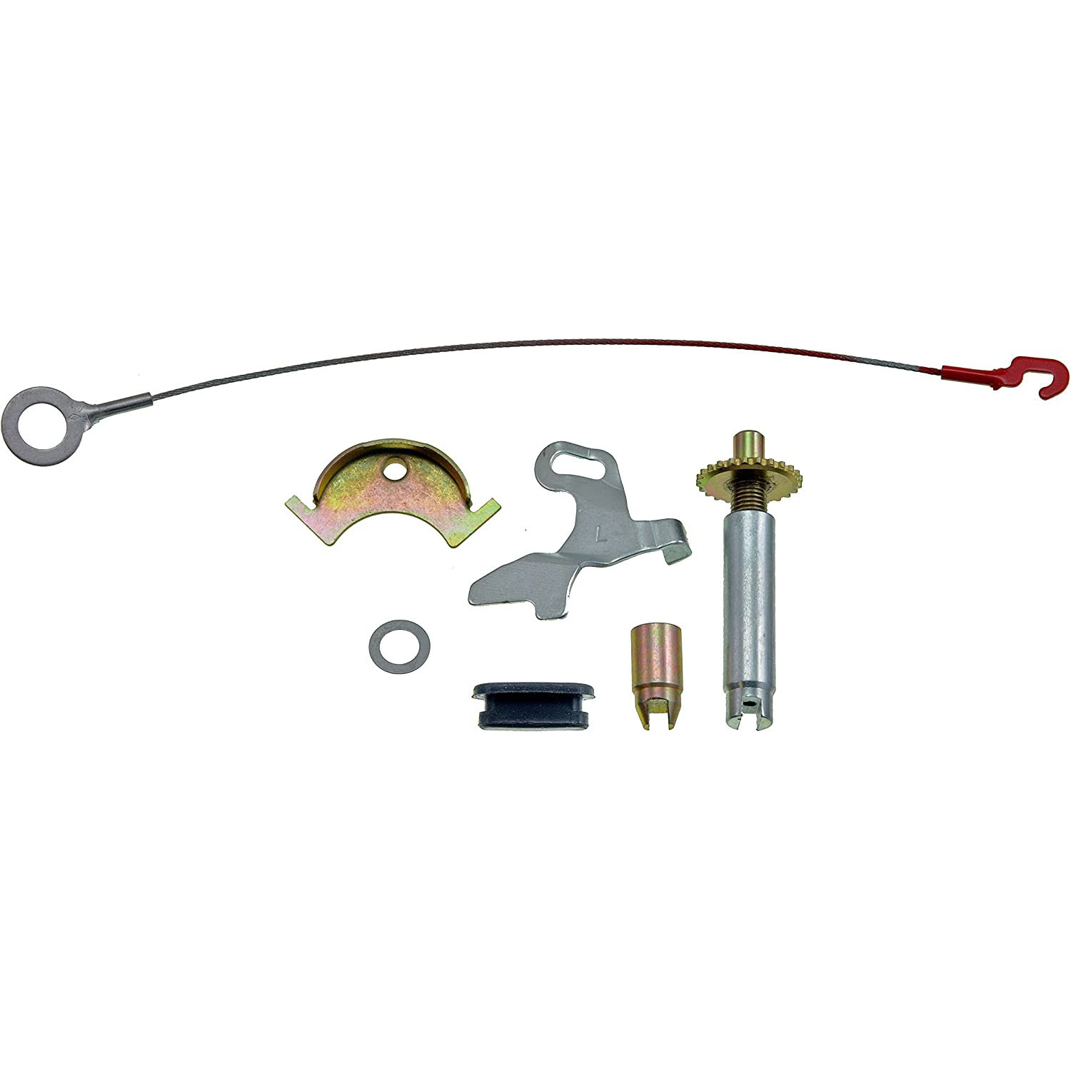 DORMAN HW2540 - Dorman HW2540 Drum Brake Self-Adjuster Repair Kit Compatible with Select Models - Drum Brake Self Adjuster Repair Kit - HW2540 Direct Fit Drum Brake Self Adjuster Cable, Kit - SELF-ADJ REPAIR KIT - Drum Brake Self Adjuster Repair Kit - Self Adjuster Repair Kit - This drum brake self-adjuster repair kit is designed to match the original hardware required to repair the self-adjuster mechanism on specified vehicles. Made of quality components, this kit is engineered for reliable performance and durability. - Dodge 1974-69, Ford 1975-64, International 1975-67, Jeep 1978-65
