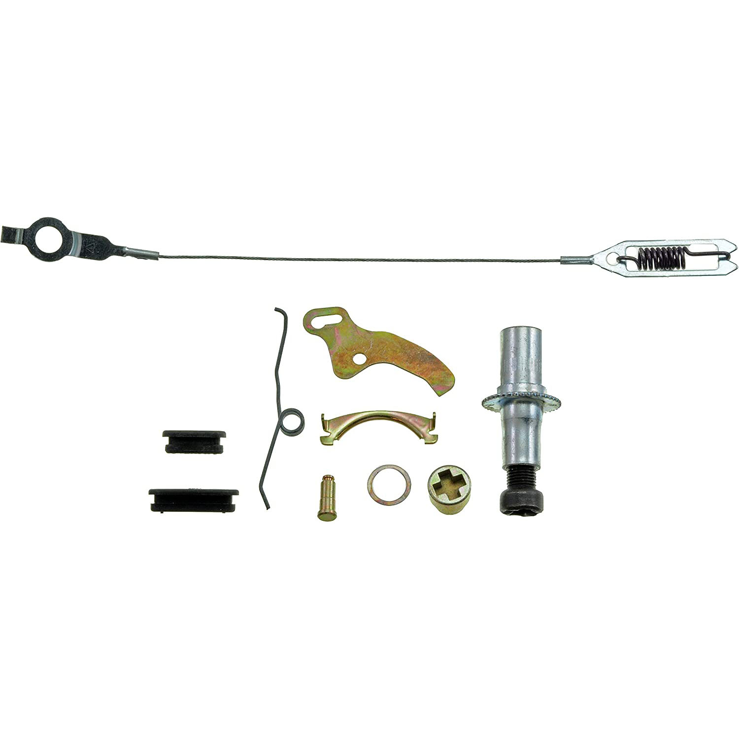 DORMAN 1.5" x 3" x 7" Drum Brake Self Adjuster Repair Kit for Dodge - DORMAN HW2577 - Dorman HW2577 Drum Brake Self-Adjuster Repair Kit Compatible with Select Dodge / International / Plymouth Models - Drum Brake Self Adjuster Repair Kit - HW2577 Direct Fit Drum Brake Self Adjuster Cable, Kit - SELF ADJ KT - Drum Brake Self Adjuster Repair Kit - Self Adjuster Repair Kit - This drum brake self-adjuster repair kit is designed to match the original hardware required to repair the self-adjuster mechanism on specified vehicles. Made of quality components, this kit is engineered for reliable performance and durability. - Dodge 1985-65, International 1975-68, Plymouth 1983-74