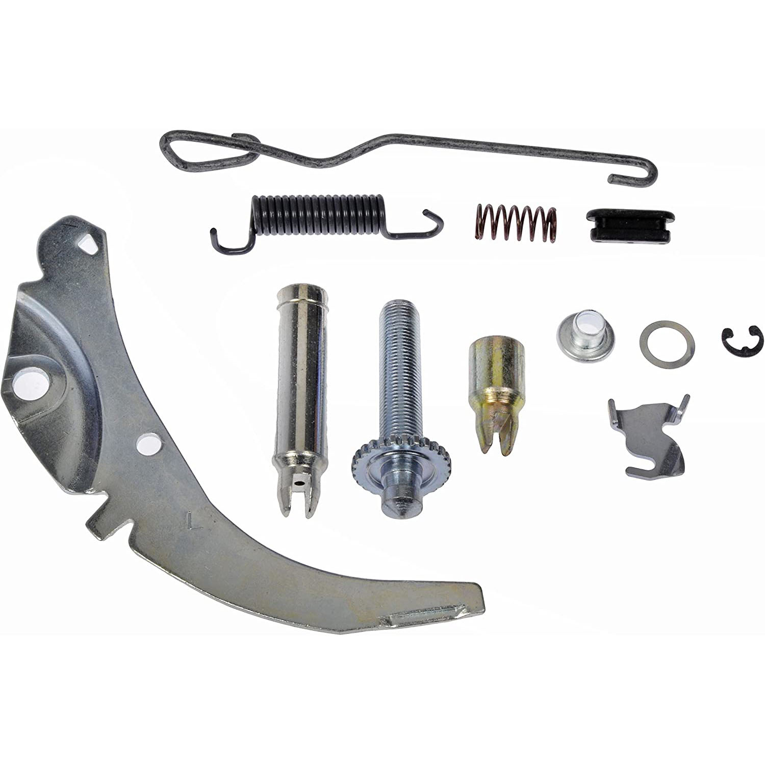 DORMAN Drum Brake Self Adjuster Repair Kit for Chevrolet - DORMAN HW2588 - Dorman HW2588 Rear Driver Side Drum Brake Self-Adjuster Repair Kit Compatible with Select Chevrolet / Dodge / GMC Models - Drum Brake Self Adjuster Repair Kit - HW2588 Direct Fit Drum Brake Self Adjuster Cable, Kit - SELF-ADJ REPAIR KIT - Drum Brake Self Adjuster Repair Kit - Self Adjuster Repair Kit - This drum brake self-adjuster repair kit is designed to match the original hardware required to repair the self-adjuster mechanism on specified vehicles. Made of quality components, this kit is engineered for reliable performance and durability. - Chevrolet 2002-74, Dodge 1999-94, GMC 2002-74