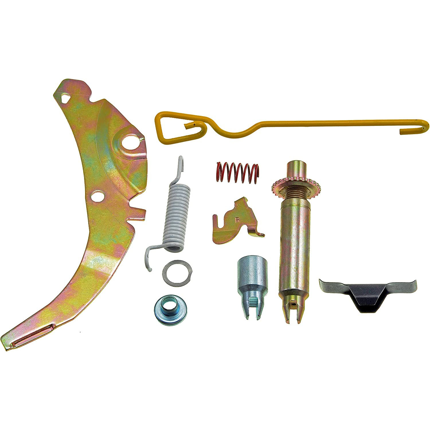 DORMAN Drum Brake Self-Adjuster Repair Kit - DORMAN HW2589 - Dorman HW2589 Rear Passenger Side Drum Brake Self-Adjuster Repair Kit Compatible with Select Chevrolet / Dodge / GMC Models - Drum Brake Self Adjuster Repair Kit - HW2589 Direct Fit Drum Brake Self Adjuster Cable, Kit - SELF-ADJ REPAIR KIT - Drum Brake Self Adjuster Repair Kit - Self Adjuster Repair Kit - This drum brake self-adjuster repair kit is designed to match the original hardware required to repair the self-adjuster mechanism on specified vehicles. Made of quality components, this kit is engineered for reliable performance and durability. - Chevrolet 2002-74, Dodge 1999-94, GMC 2002-74
