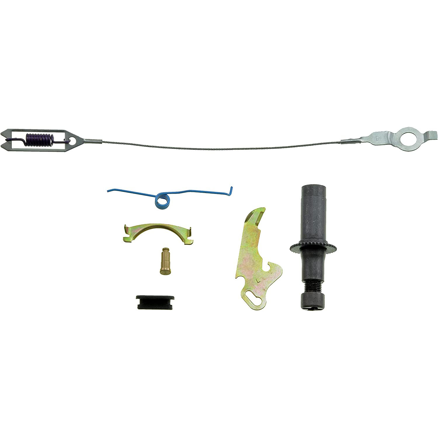 DORMAN HW2598 - Dorman HW2598 Drum Brake Self-Adjuster Repair Kit Compatible with Select Dodge / Ford Models - Drum Brake Self Adjuster Repair Kit - HW2598 Direct Fit Drum Brake Self Adjuster Cable, Kit - SELF-ADJ REPAIR KIT - Drum Brake Self Adjuster Repair Kit - Self Adjuster Repair Kit - This drum brake self-adjuster repair kit is designed to match the original hardware required to repair the self-adjuster mechanism on specified vehicles. Made of quality components, this kit is engineered for reliable performance and durability. - Dodge 2003-86, Dodge 1974-72, Ford 2006-66