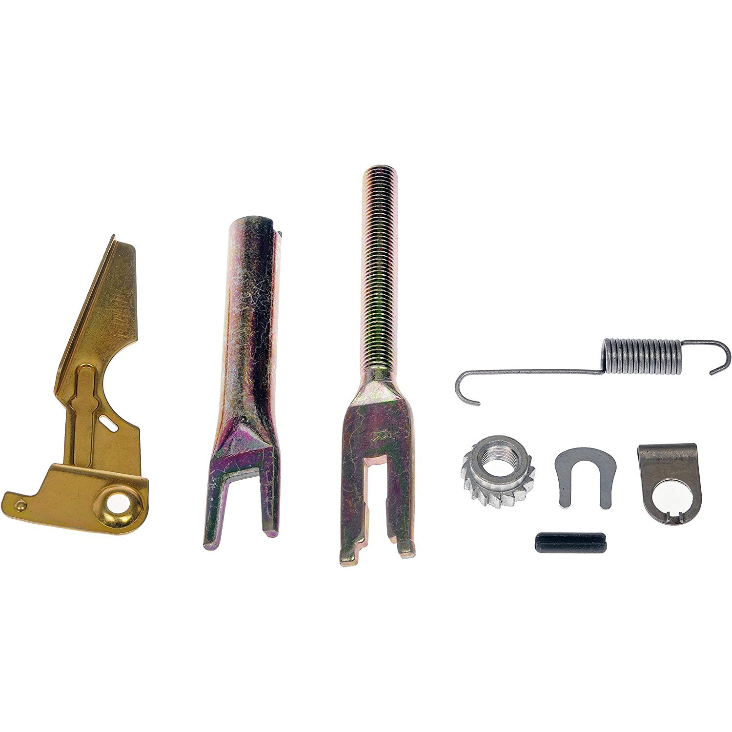 DORMAN HW2641 - Dorman HW2641 Rear Passenger Side Drum Brake Self-Adjuster Repair Kit Compatible with Select Cadillac / Chevrolet / GMC Models - Drum Brake Self Adjuster Repair Kit - HW2641 Direct Fit Drum Brake Self Adjuster Cable, Kit - SELF-ADJ REPAIR KIT - Drum Brake Self Adjuster Repair Kit - Self Adjuster Repair Kit - This drum brake self-adjuster repair kit is designed to match the original hardware required to repair the self-adjuster mechanism on specified vehicles. Made of quality components, this kit is engineered for reliable performance and durability. - Cadillac 2000-99, Chevrolet 2000-88, GMC 1999-88