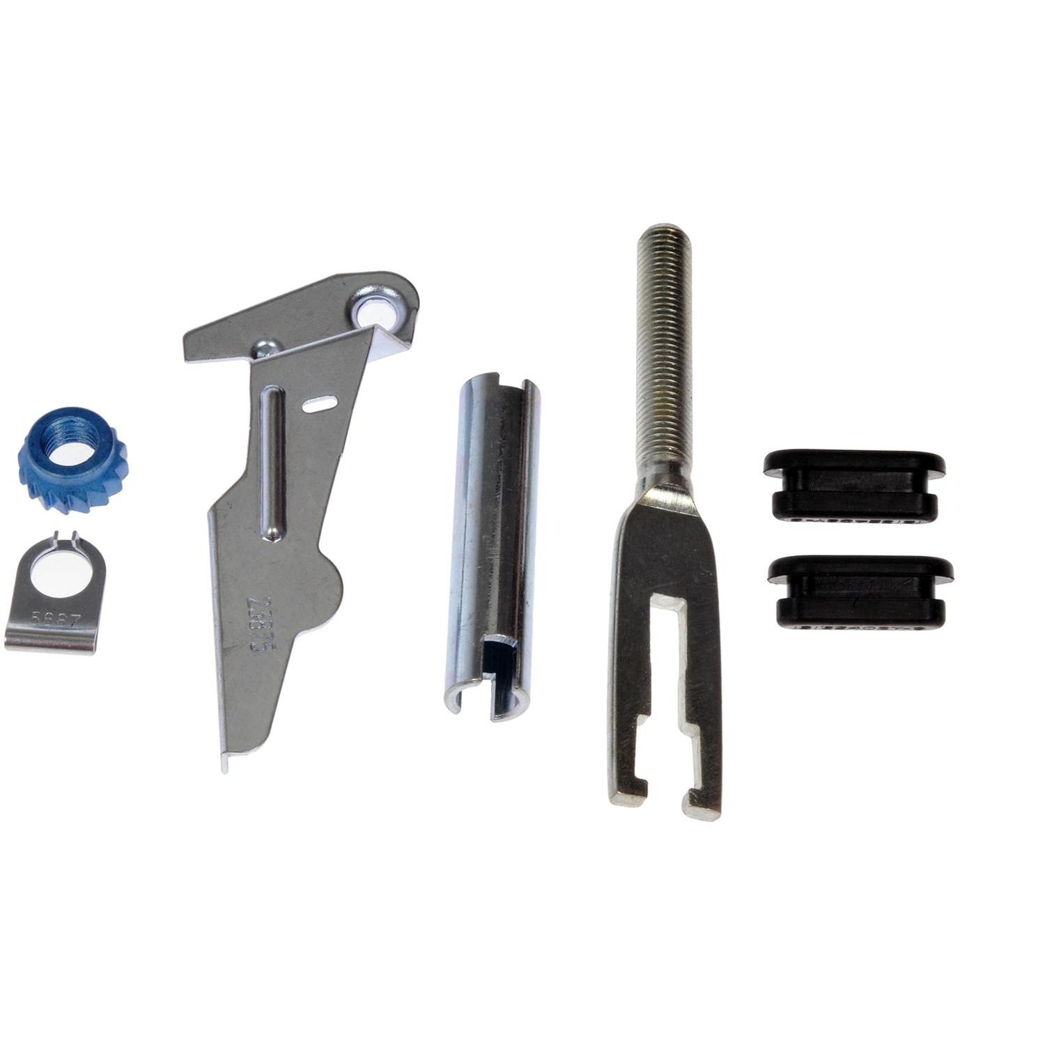 DORMAN HW2687 - Dorman HW2687 Rear Passenger Side Drum Brake Self-Adjuster Repair Kit Compatible with Select Dodge/Mitsubishi/Ram Models - Drum Brake Self Adjuster Repair Kit - HW2687 Drum Brake Adjuster - Kit - Self Adj Repair Kit - Drum Brake Self Adjuster Repair Kit - Self Adjuster Repair Kit - This drum brake self-adjuster repair kit is designed to match the original hardware required to repair the self-adjuster mechanism on specified vehicles. Made of quality components, this kit is engineered for reliable performance and durability. - Dodge Dakota 2010-05, Mitsubishi Raider 2009-06, Ram Dakota 2011