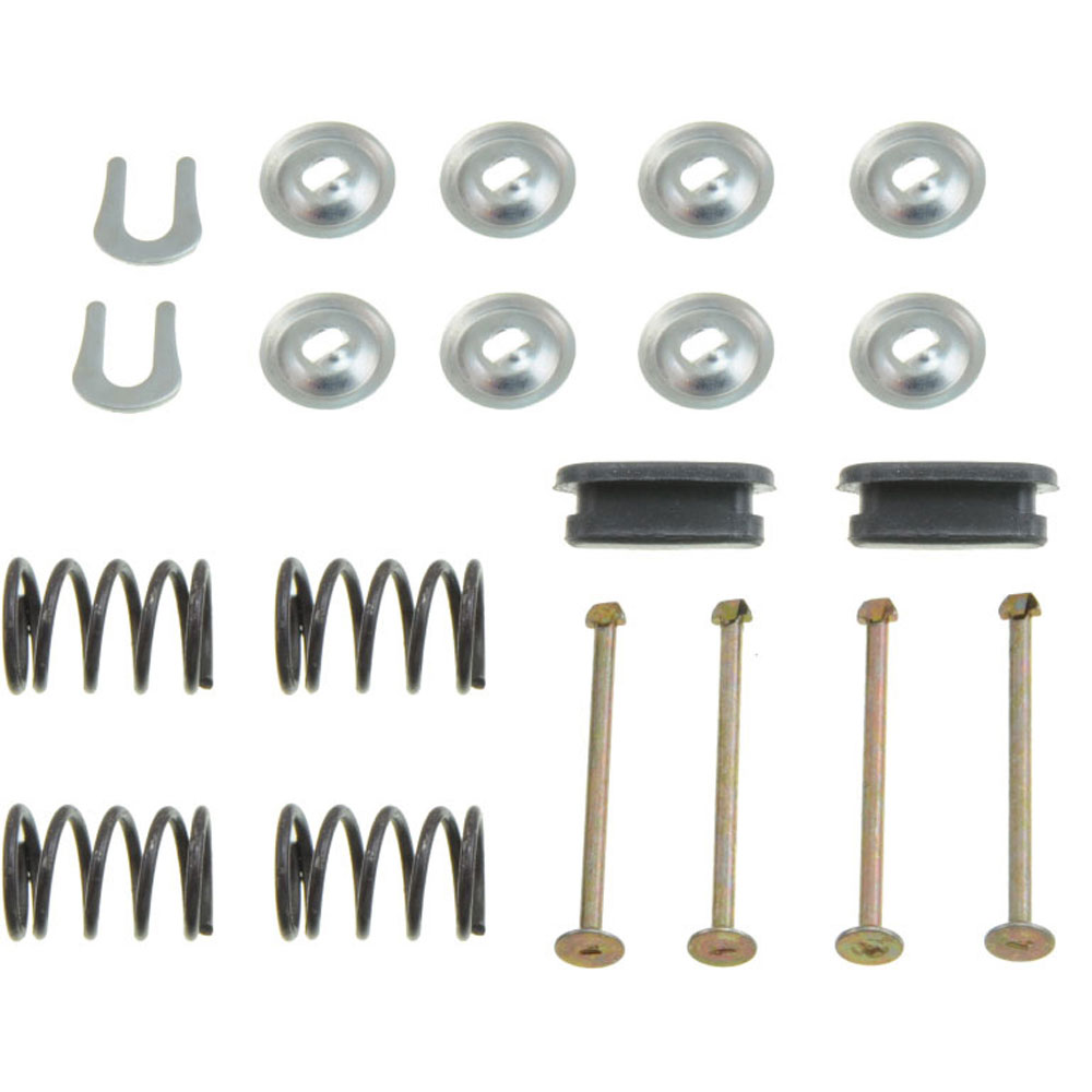 Brake Shoes Hold Down Kit - Dorman HW4020 Drum Brake Shoe Hold Down Kit Compatible with Select Models - HOLD DOWN KIT - Brake Shoes Hold Down Kit - Brake Bracket - This drum brake shoe hold down kit is designed to match the original hardware required to repair the drum brake shoe hold down on specified vehicles. Made of quality components, this kit is engineered for reliable performance and durability. - 1980-56, 1952-50 - HW4020 First Stop Series Brake Hardware Kit - Direct Fit, Kit