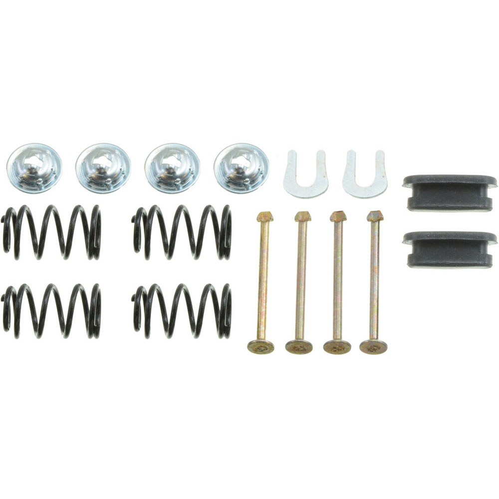 Brake Shoes Hold Down Kit - Dorman HW4092 Rear Drum Brake Shoe Hold Down Kit Compatible with Select Ford / Mercury Models - HOLD DOWN KIT - Brake Shoes Hold Down Kit - Brake Bracket - This drum brake shoe hold down kit is designed to match the original hardware required to repair the drum brake shoe hold down on specified vehicles. Made of quality components, this kit is engineered for reliable performance and durability. - Ford 1990-71, Mercury 1988-72 - HW4092 First Stop Series Brake Hardware Kit - Direct Fit, Kit