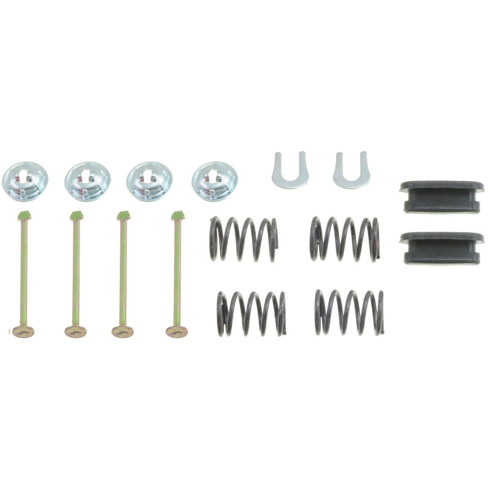 Brake Shoes Hold Down Kit - Dorman HW4095 Drum Brake Shoe Hold Down Kit Compatible with Select Models - HOLD DOWN KIT - Brake Shoes Hold Down Kit - Brake Bracket - This drum brake shoe hold down kit is designed to match the original hardware required to repair the drum brake shoe hold down on specified vehicles. Made of quality components, this kit is engineered for reliable performance and durability. - Chrysler 1999-81, Ford Motor Company 1996-69 - HW4095 First Stop Series Brake Hardware Kit - Direct Fit, Kit