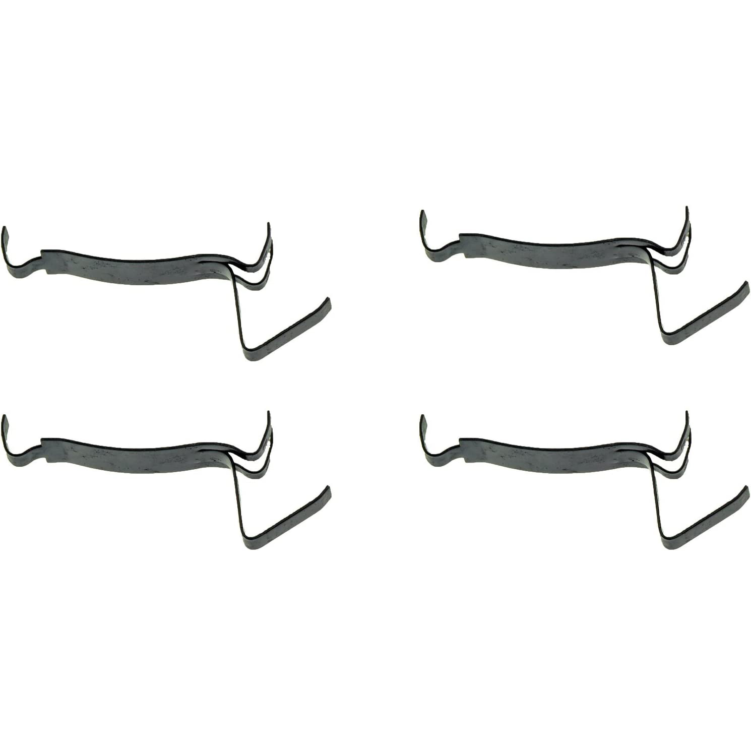 DISC BRAKE PARTS - Disc Brake Anti-Rattle Clip - Brake Pad Anti-Rattle Clip - Dorman's Disc Brake Anti-Rattle Clip is constructed from high-quality materials for a prolonged service life. Replacement restores the disc brakes to proper operation, helping to ensure road safety. - CHRYSLER 1991-74, GENERAL MOTORS 2002-68 - DORMAN HW5408 - Dorman HW5408 Front Disc Brake Anti-Rattle Clip Compatible with Select Models, 4 Pack - HW5408 First Stop Series Brake Pad Spring