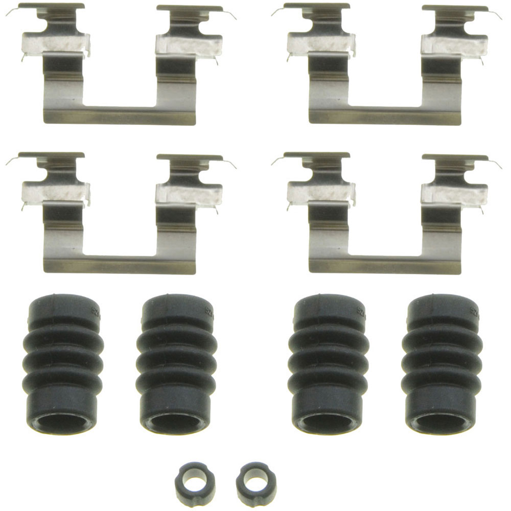 Disc Brake Hardware Kit - DISC BRAKE HDWE KIT - Disc Brake Hardware Kit - Brake Bolt Kit - This disc brake hardware kit is designed to match the original hardware required to repair the disc brake on specified vehicles. Made of quality components, this kit is engineered for reliable performance and durability. - Chevrolet 2012-04, Pontiac 2010-05, Saturn 2009-05 - HW5856 First Stop Series Brake Hardware Kit - Direct Fit, Kit