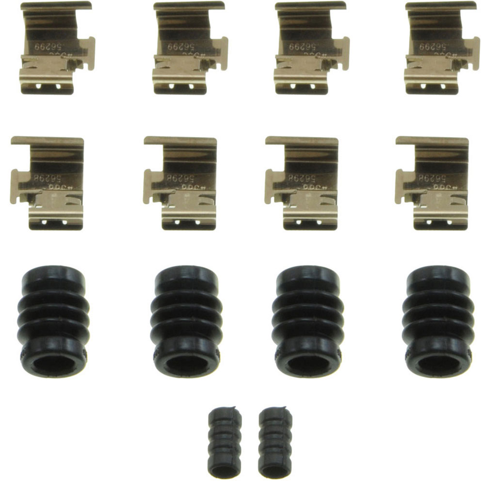 Disc Brake Hardware Kit - DISC BRAKE HDWE KIT - Disc Brake Hardware Kit - Brake Bolt Kit - This disc brake hardware kit is designed to match the original hardware required to repair the disc brake on specified vehicles. Made of quality components, this kit is engineered for reliable performance and durability. - Ford 2009-05, Mercury 2009-05 - Dorman HW5868 Rear Disc Brake Hardware Kit Compatible with Select Ford / Mercury Models - HW5868 First Stop Series Brake Hardware Kit - Direct Fit, Kit