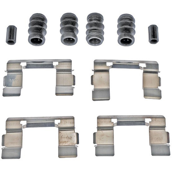Disc Brake Hardware Kit - Disc Brake Hdwe Kit - Disc Brake Hardware Kit - Brake Bolt Kit - This disc brake hardware kit is designed to match the original hardware required to repair the disc brake on specified vehicles. Made of quality components, this kit is engineered for reliable performance and durability. - Ford 2011-02, Mazda 2009-03, Mercury 2005-02 - Dorman HW6151 Front Disc Brake Hardware Kit Compatible with Select Ford / Mazda / Mercury Models - HW6151 First Stop Series Brake Hardware Kit - Direct Fit, Kit
