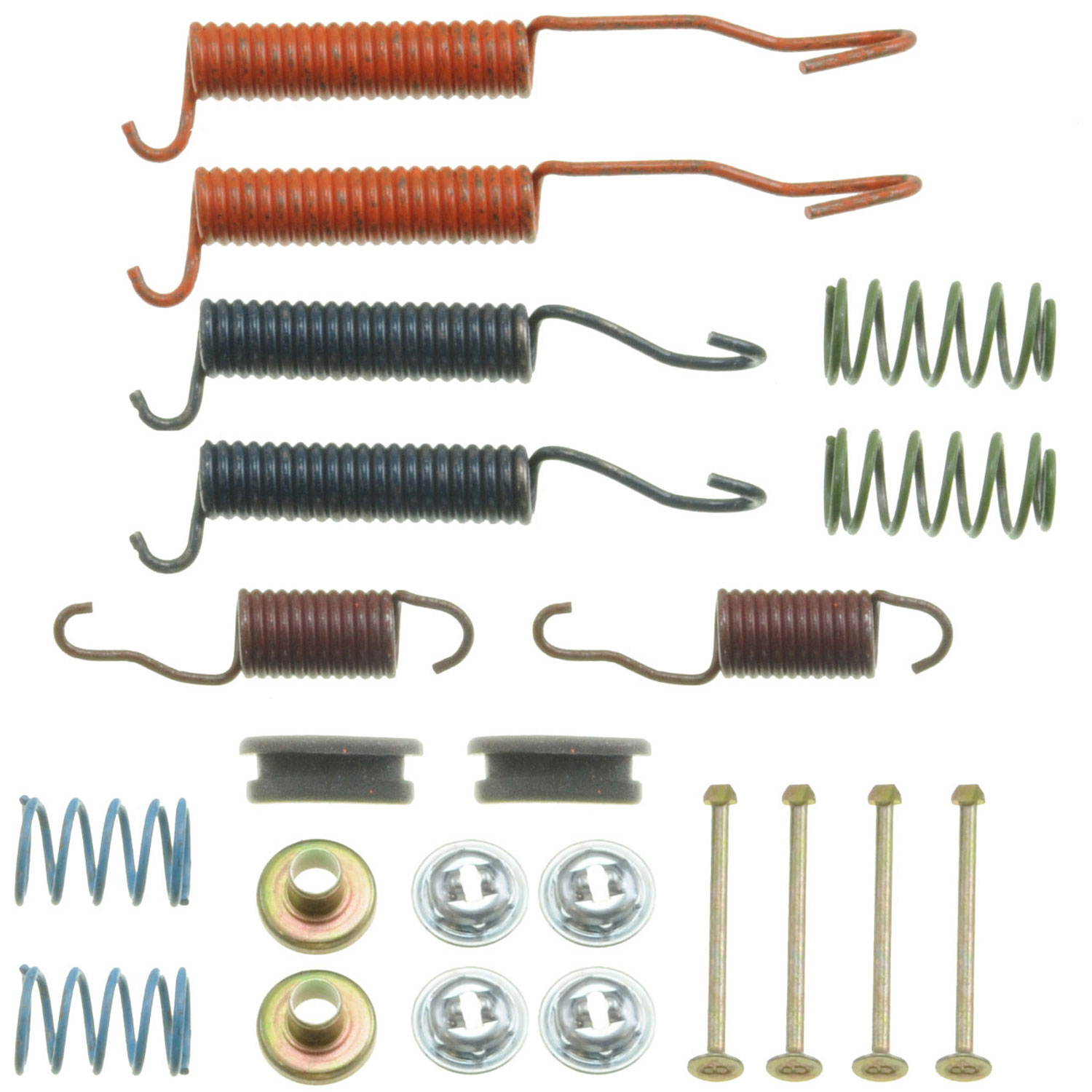 DORMAN HW7005 - Dorman HW7005 Drum Brake Hardware Kit Compatible with Select Buick Models - Drum Brk Hdw Kit - Drum Brake Hardware Kit - Brake Hardware Kit - Drum Hardware Kit - Brake Drum Hardware - This drum brake hardware kit is designed to match the original hardware required to repair the drum brake on specified vehicles. Made of quality components, this kit is engineered for reliable performance and durability. - Buick 1970-63 - HW7005 First Stop Series Brake Hardware Kit - Direct Fit, Kit