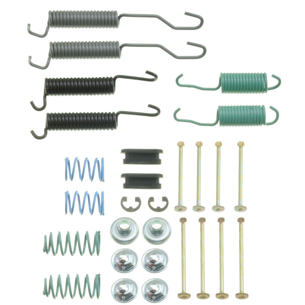 DORMAN HW7018 - Dorman HW7018 Drum Brake Hardware Kit Compatible with Select Chevrolet / GMC Models - Drum Brake Hardware Kit - Drum Brk Hdw Kit - Drum Brake Hardware Kit - Brake Hardware Kit - Brake Drum Hardware - Drum Hardware Kit - This drum brake hardware kit is designed to match the original hardware required to repair the drum brake on specified vehicles. Made of quality components, this kit is engineered for reliable performance and durability. - Chevrolet 1977-63, GMC 1975-64 - HW7018 First Stop Series Brake Hardware Kit - Direct Fit, Kit