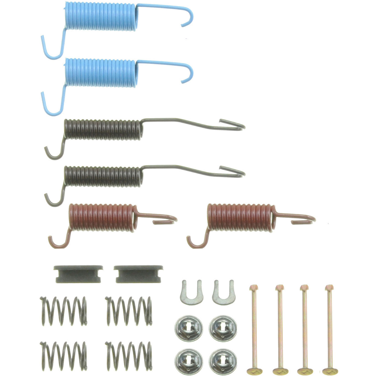 DORMAN HW7225 - Dorman HW7225 Drum Brake Hardware Kit Compatible with Select Ford / Lincoln / Mercury Models - Drum Brake Hardware Kit - Drum Brk Hdw Kit - Drum Brake Hardware Kit - Drum Hardware Kit - Brake Drum Hardware - Brake Hardware Kit - This drum brake hardware kit is designed to match the original hardware required to repair the drum brake on specified vehicles. Made of quality components, this kit is engineered for reliable performance and durability. - Ford 1996-69, Lincoln 1990-70, Mercury 1991-71 - HW7225 First Stop Series Brake Hardware Kit - Direct Fit, Kit