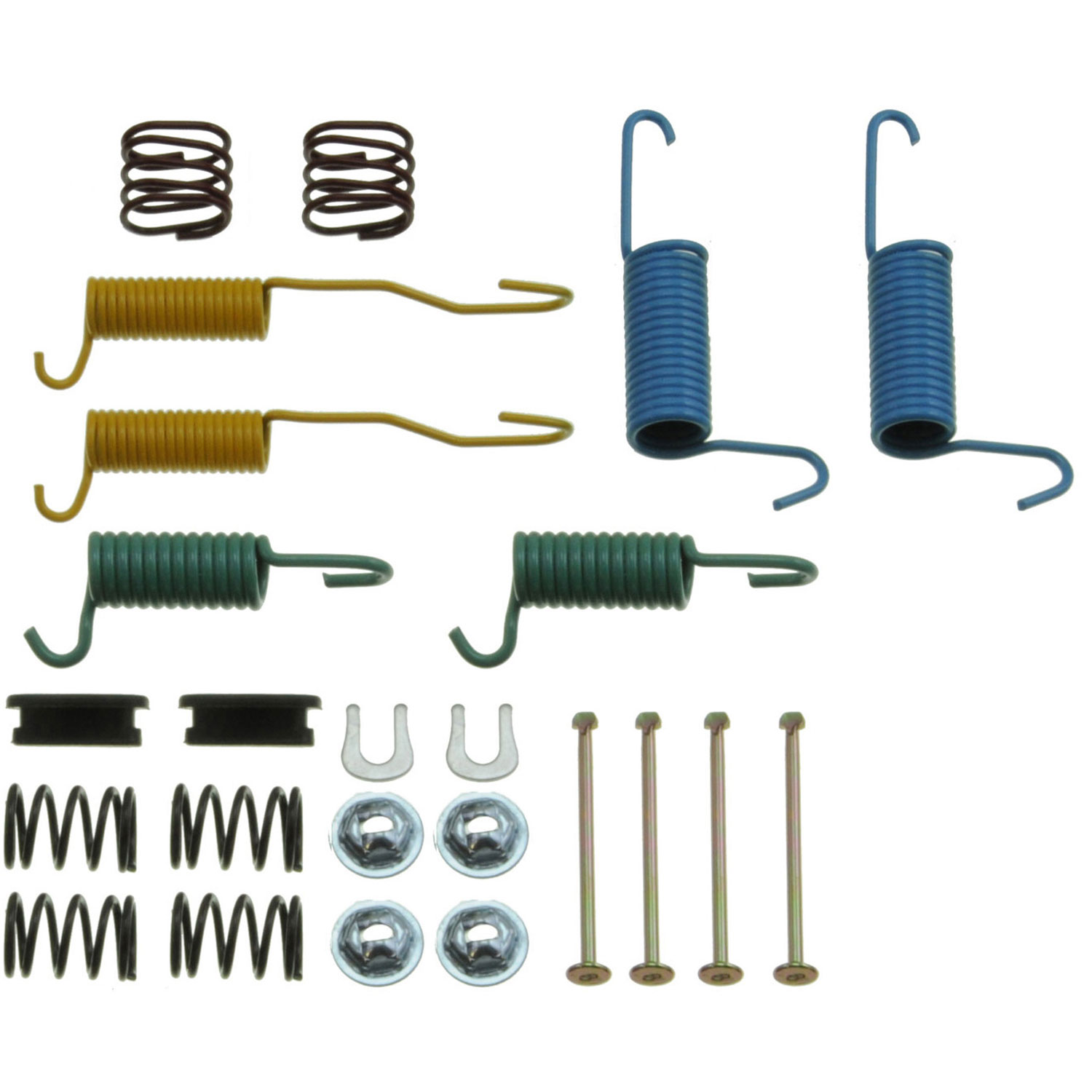DORMAN HW7279 - Dorman HW7279 Rear Drum Brake Hardware Kit Compatible with Select Ford / Lincoln / Mazda Models - Drum Brake Hardware Kit - Drum Brk Hdw Kit - Drum Brake Hardware Kit - Brake Hardware Kit - Drum Hardware Kit - Brake Drum Hardware - This drum brake hardware kit is designed to match the original hardware required to repair the drum brake on specified vehicles. Made of quality components, this kit is engineered for reliable performance and durability. - Ford 1997-90, Lincoln 1987-84, Mazda 1994 - HW7279 First Stop Series Brake Hardware Kit - Direct Fit, Kit