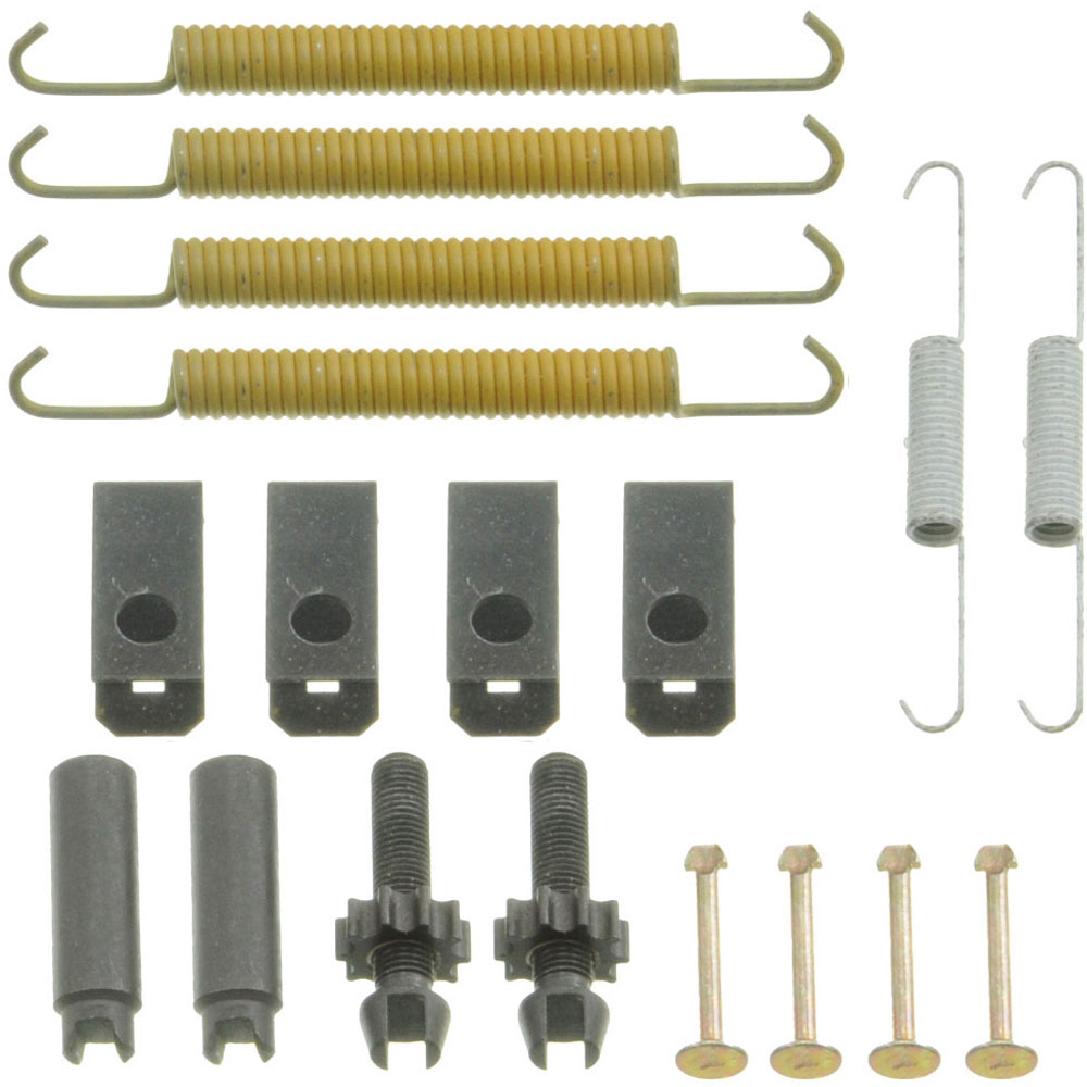 DORMAN HW7299 - Dorman HW7299 Rear Parking Brake Hardware Kit Compatible with Select Ford / Lincoln / Mercury Models - Drum Brk Hdw Kit - Parking Brake Hardware Kit - Emergency Brake Hardware Kit - This parking brake hardware kit is designed to match the original hardware required to repair the parking brake on specified vehicles. Made of quality components, this kit is engineered for reliable performance and durability. - Ford 2004-95, Lincoln 2002, Mercury 2001-97 - HW7299 First Stop Series Brake Hardware Kit - Direct Fit, Kit - Parking Brake Hardware Kit