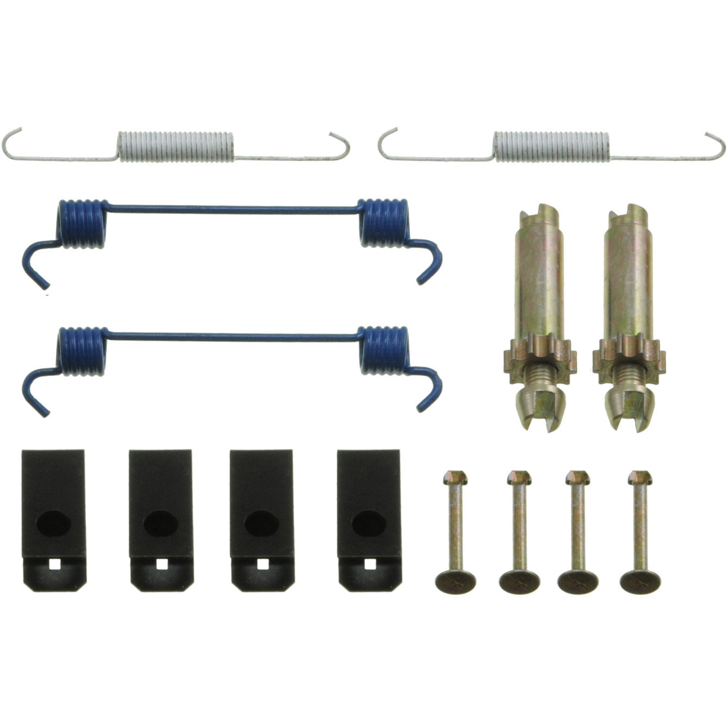 DORMAN HW7302 - Dorman HW7302 Rear Parking Brake Hardware Kit Compatible with Select Models - Drum Brk Hdw Kit - Parking Brake Hardware Kit - Emergency Brake Hardware Kit - This parking brake hardware kit is designed to match the original hardware required to repair the parking brake on specified vehicles. Made of quality components, this kit is engineered for reliable performance and durability. - Chrysler 2017-04, Ford Motor Company 2011-03, Mercedes-Benz 2005-02, Mercedes-Benz 1999 - HW7302 First Stop Series Brake Hardware Kit - Direct Fit, Kit - Parking Brake Hardware Kit