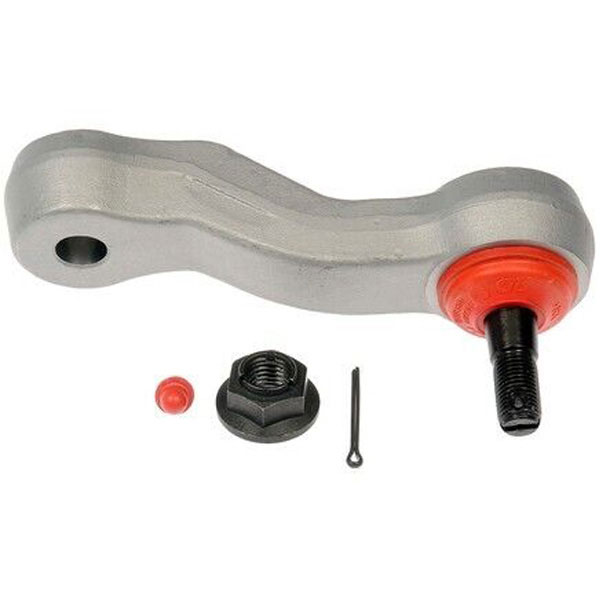 Dorman - IA6534RD - IDLER ARM - IA6534RD Idler Arm - Direct Fit, Sold individually - Idler Arm - Steering Idler Arm - This rugged duty idler arm is built for maximum load absorption and durability. Featuring a hardened ball stud with a highly polished ball, a serviceable integrated bearing, I.C.E. synthetic grease and premium corrosion resistance. - Steering Idler Arm - Steel, Gray, Coated, 14mm Stud, w/Castle Nut, Grease Fitting Included