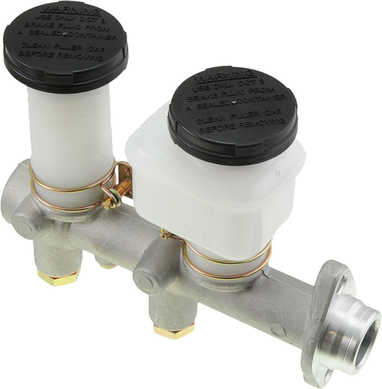 Dorman M96889 Brake Master Cylinder Compatible with Select Nissan Models - M96889 First Stop Series Brake Master Cylinder With Reservoir - NEW MASTER CYLINDER - Brake Master Cylinder - This brake master cylinder is precision-engineered to match the design, function, and performance of the original master cylinder on specific vehicle years, makes and models. It is made of new, high-quality materials for a safe, durable replacement. - Nissan 210 1982-79, Nissan 510 1981-78, Nissan 620 1979-78, Nissan 810 1980-77